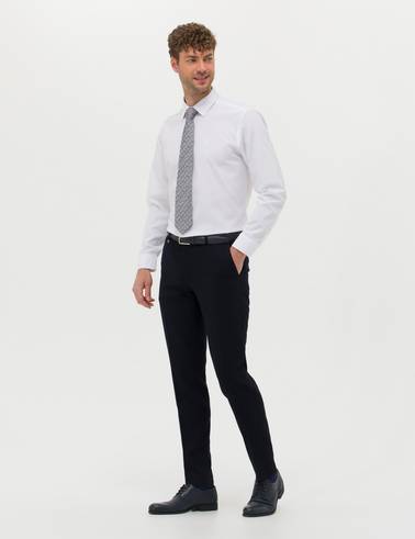Lacivert Ex. Slim Fit Kumaş Pantolon