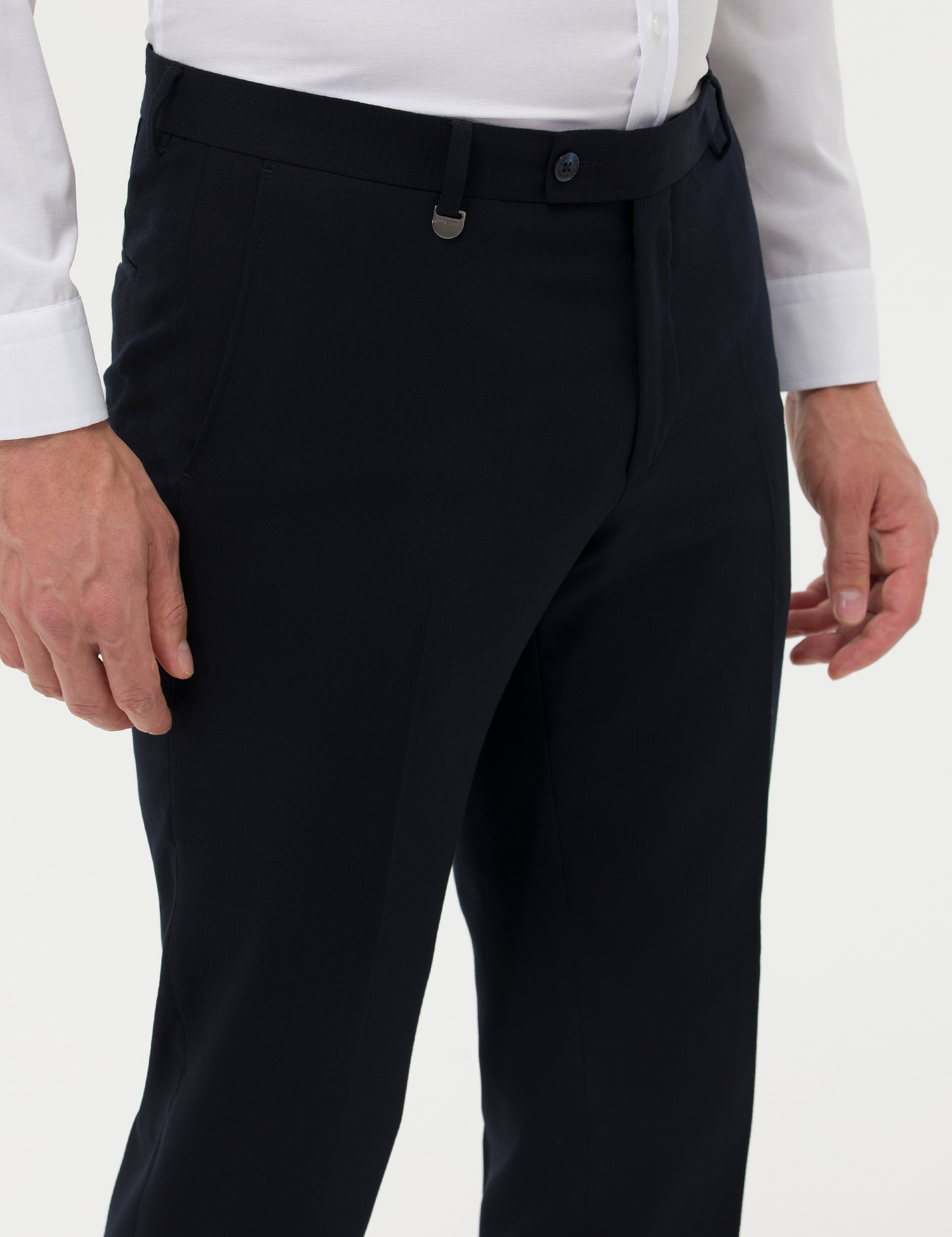 Lacivert Ex. Slim Fit Kumaş Pantolon - Image 6
