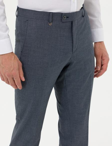 Lacivert Slim Fit Kumaş Pantolon - 50268928008
