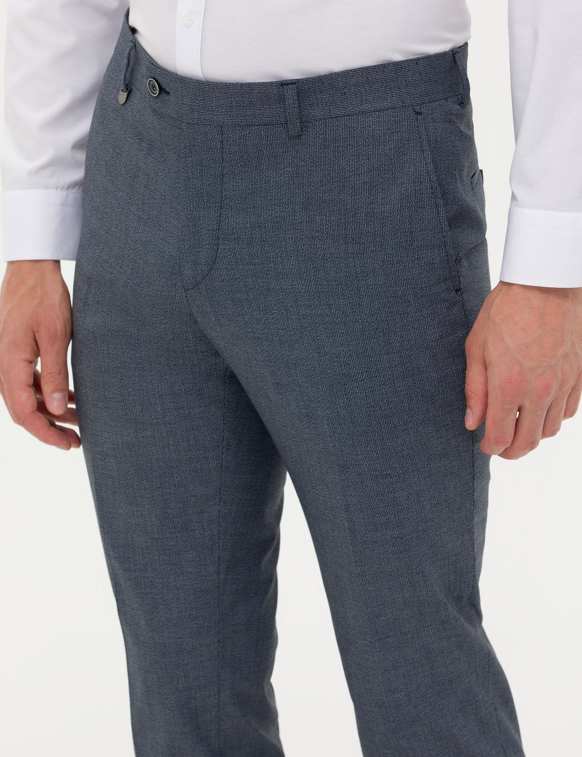 Lacivert Slim Fit Kumaş Pantolon - 50268928008