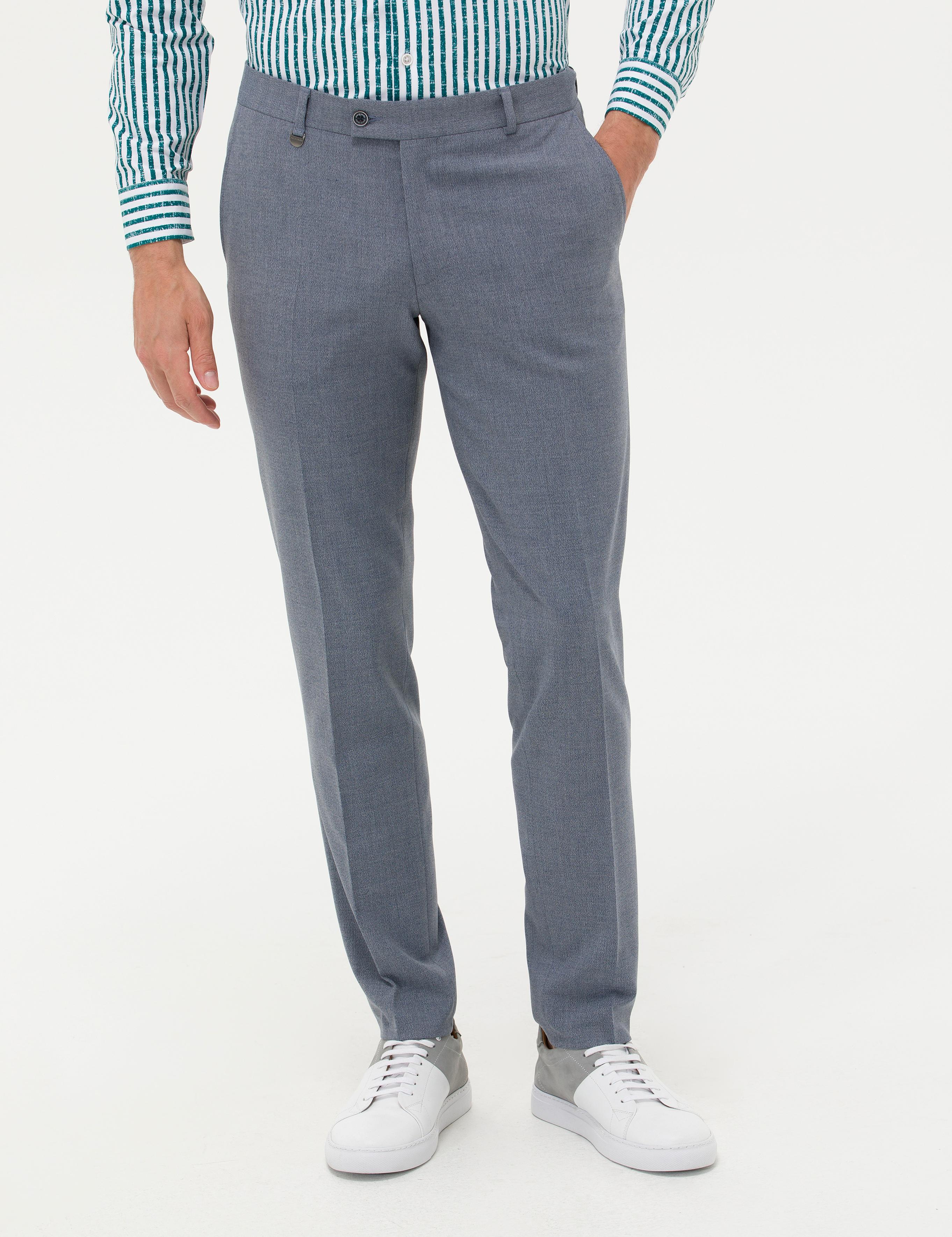 Lacivert Kumaş Pantolon