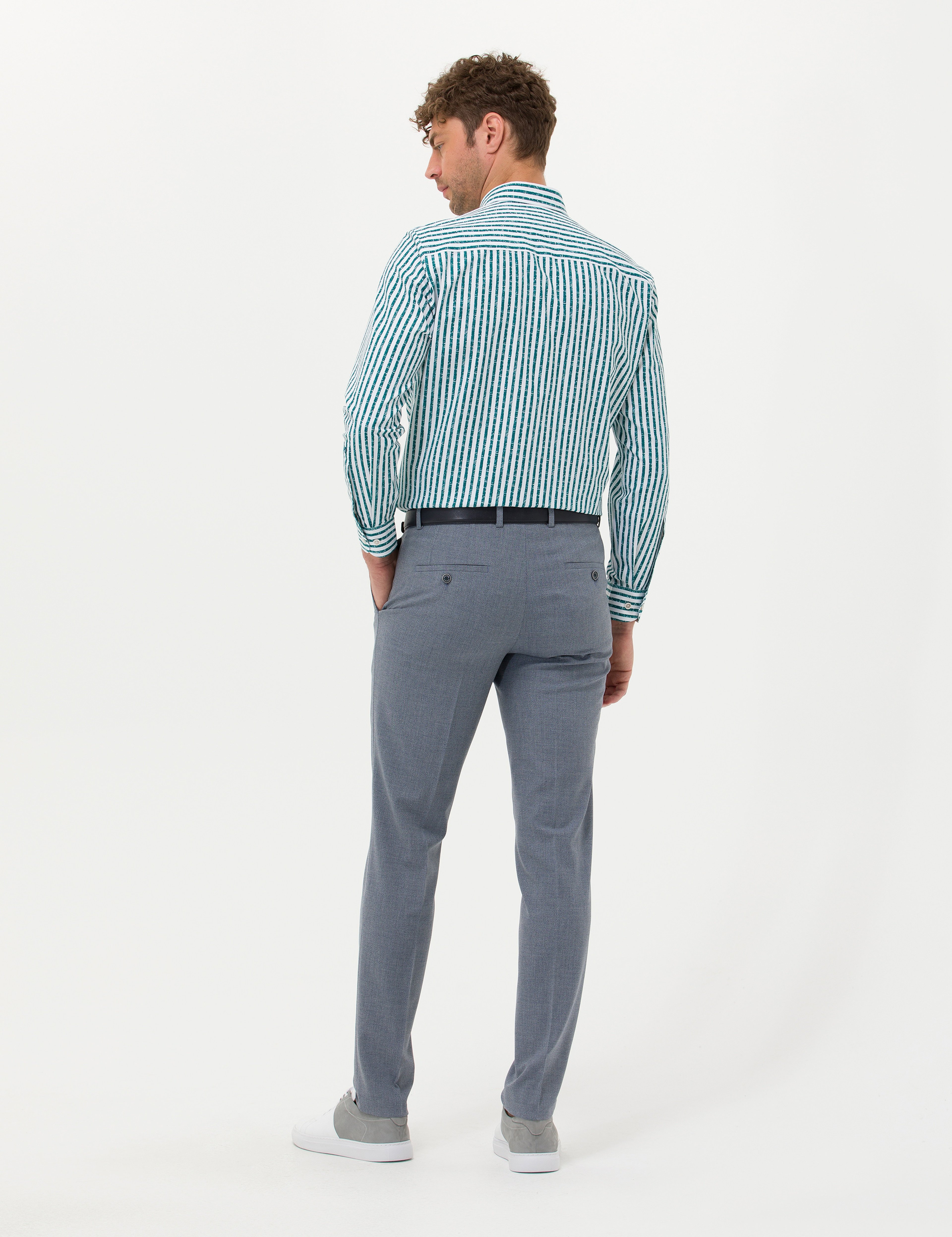 Lacivert Kumaş Pantolon - Image 4