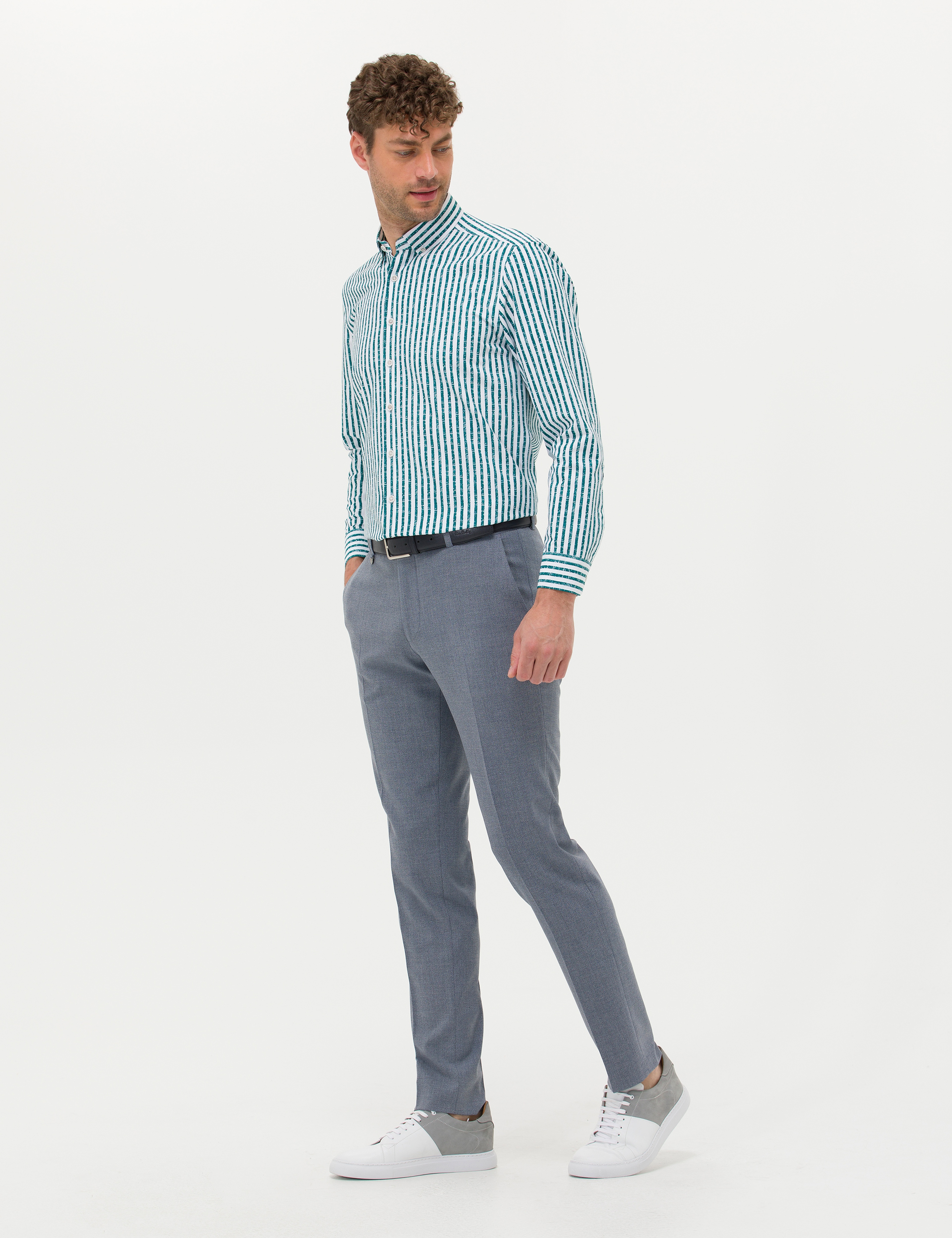 Lacivert Kumaş Pantolon - Image 3