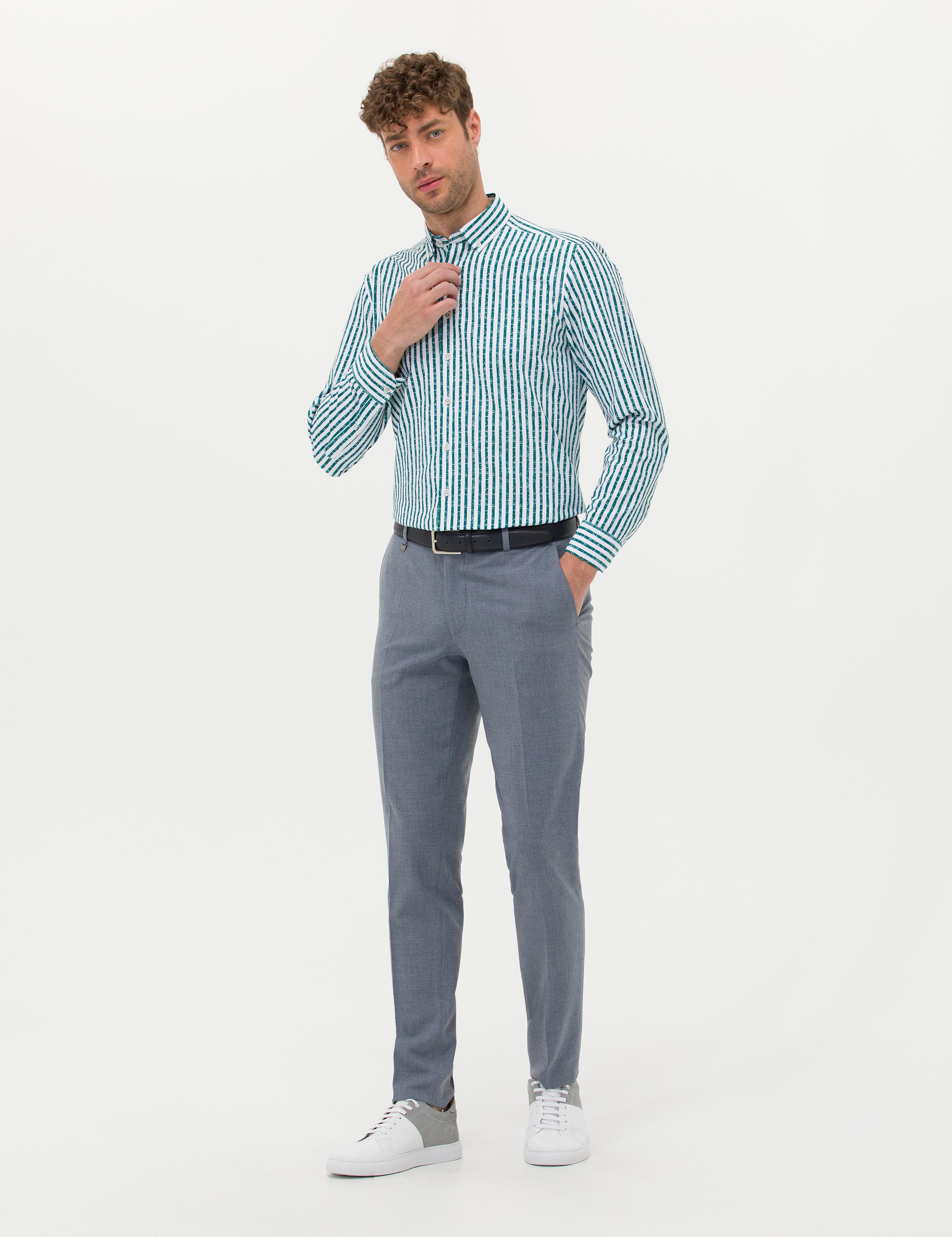 Lacivert Kumaş Pantolon