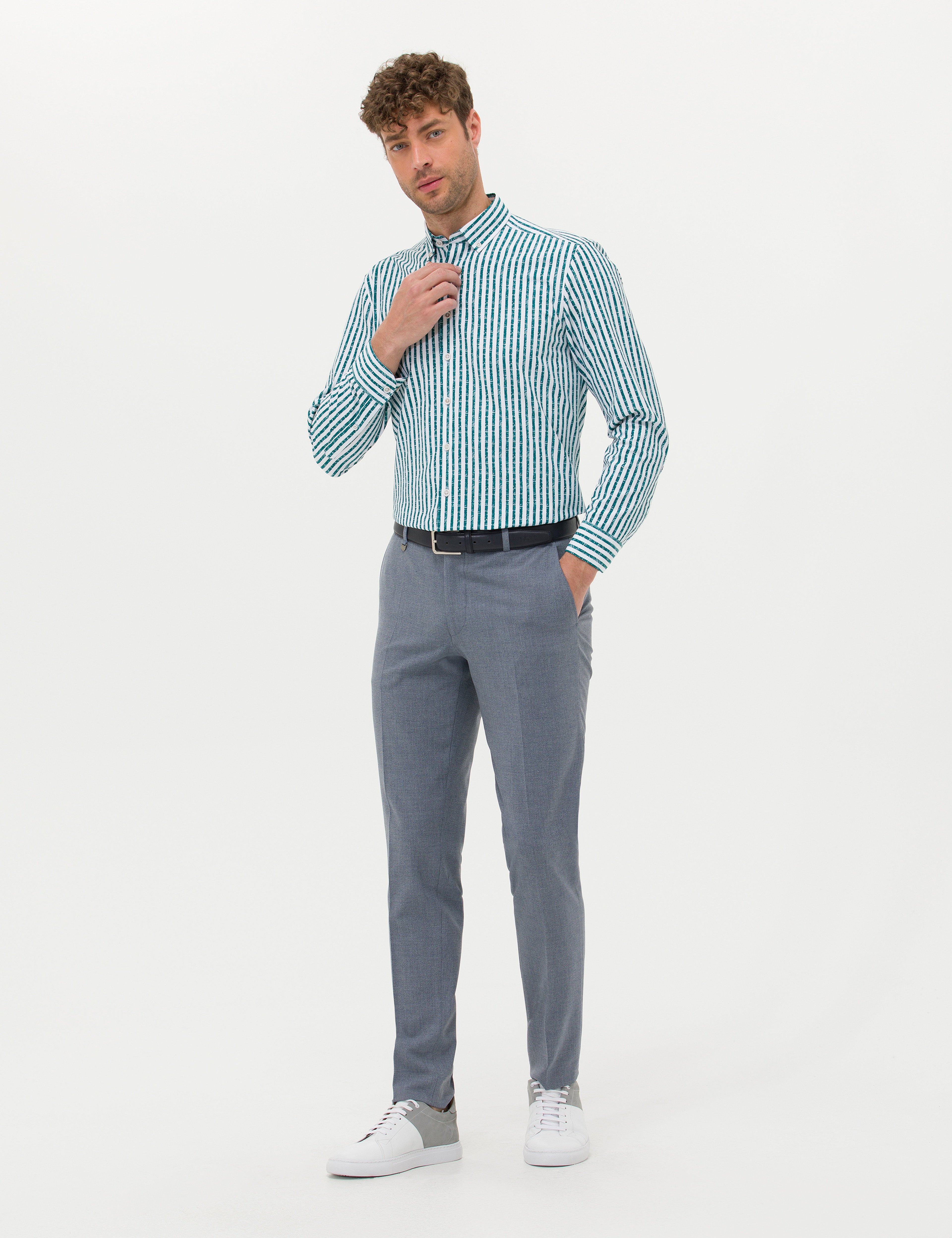Lacivert Kumaş Pantolon - Image 1