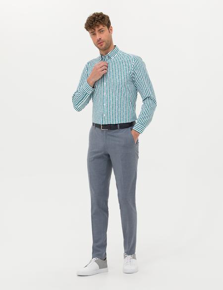 Lacivert Kumaş Pantolon - 50274444042