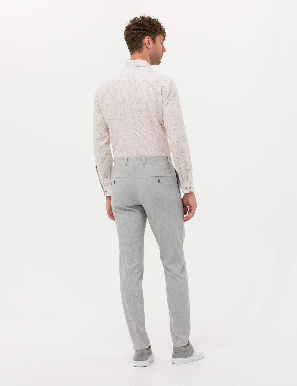 Açık Gri Kumaş Pantolon - 50274444108