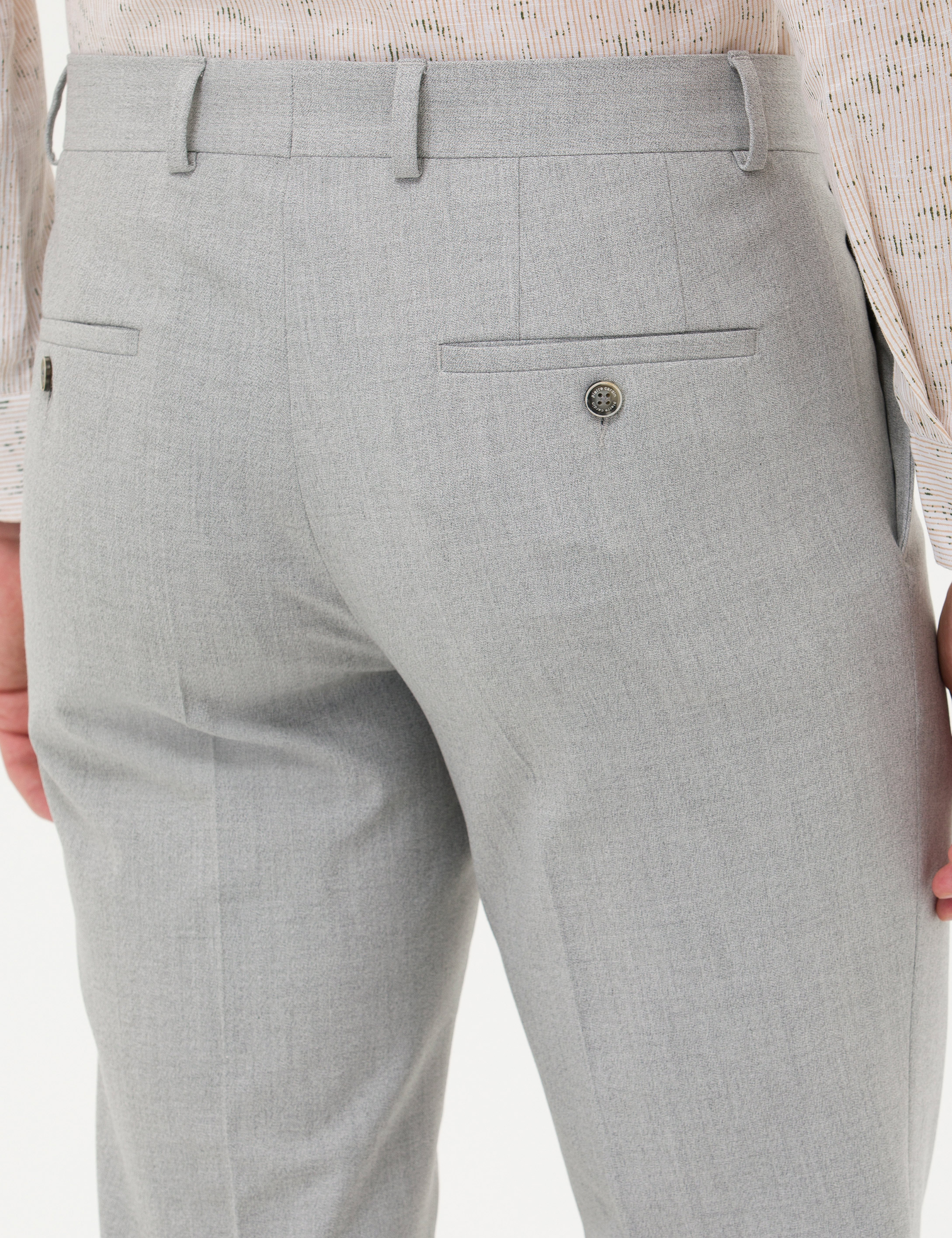 Açık Gri Kumaş Pantolon - Image 7