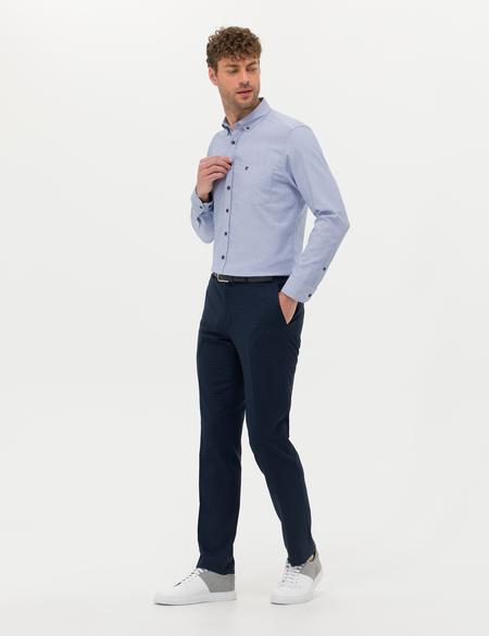 Lacivert Kumaş Pantolon - 50276238006