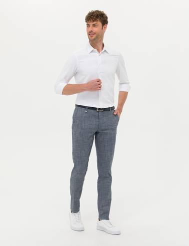 Koyu Mavi Klasik Pantolon