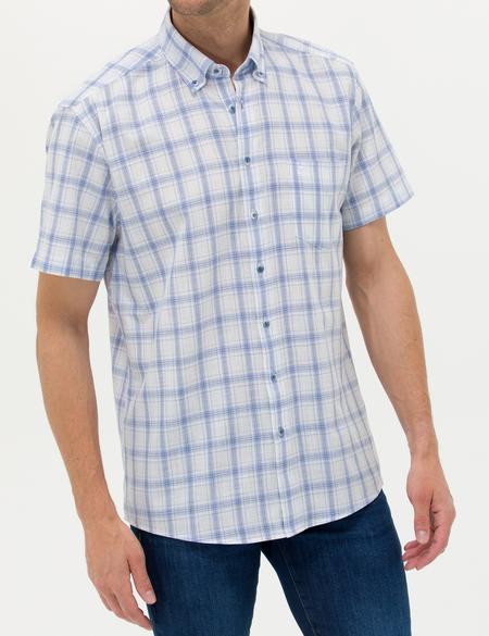 Mavi Regular Fit Kısa Kollu Gömlek - 50265122024