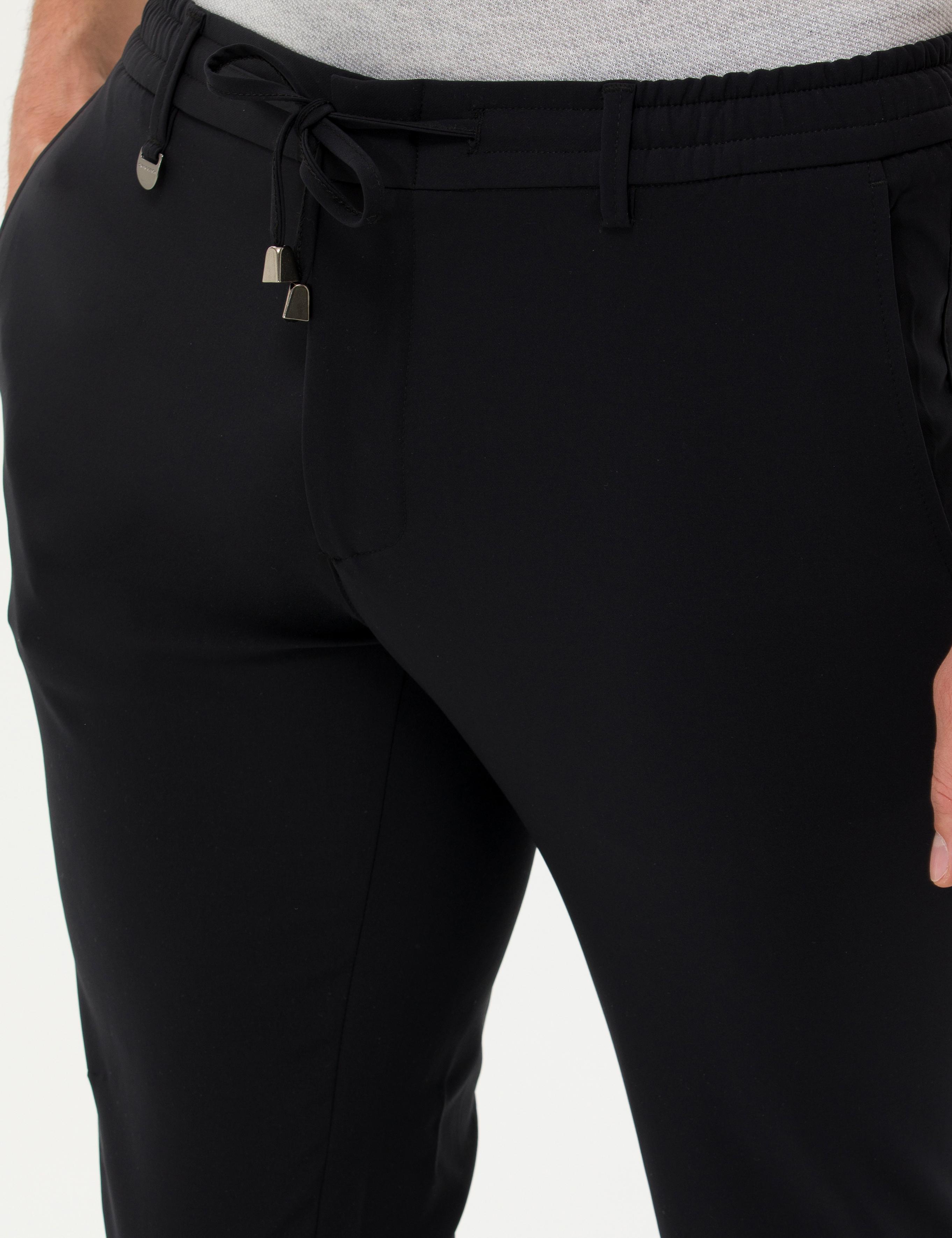 Siyah Klasik Jogger Pantolon