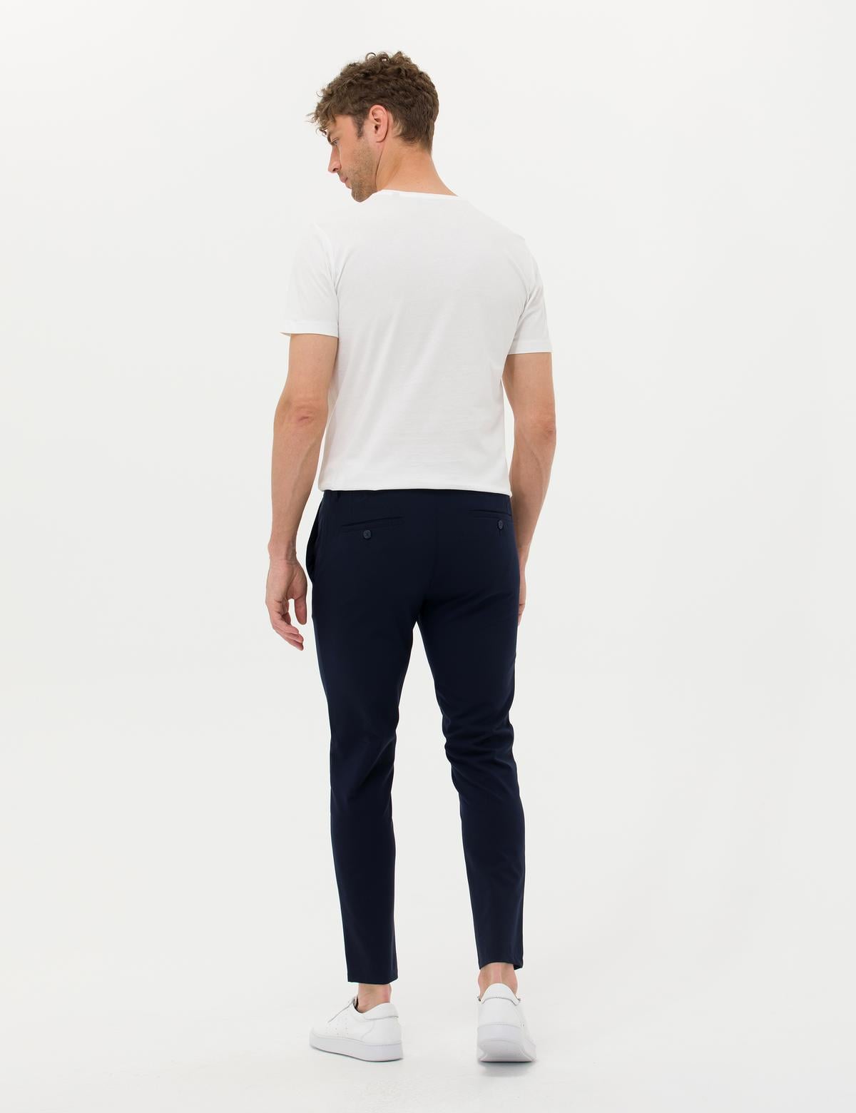 Lacivert Klasik Jogger Pantolon - 50274076048