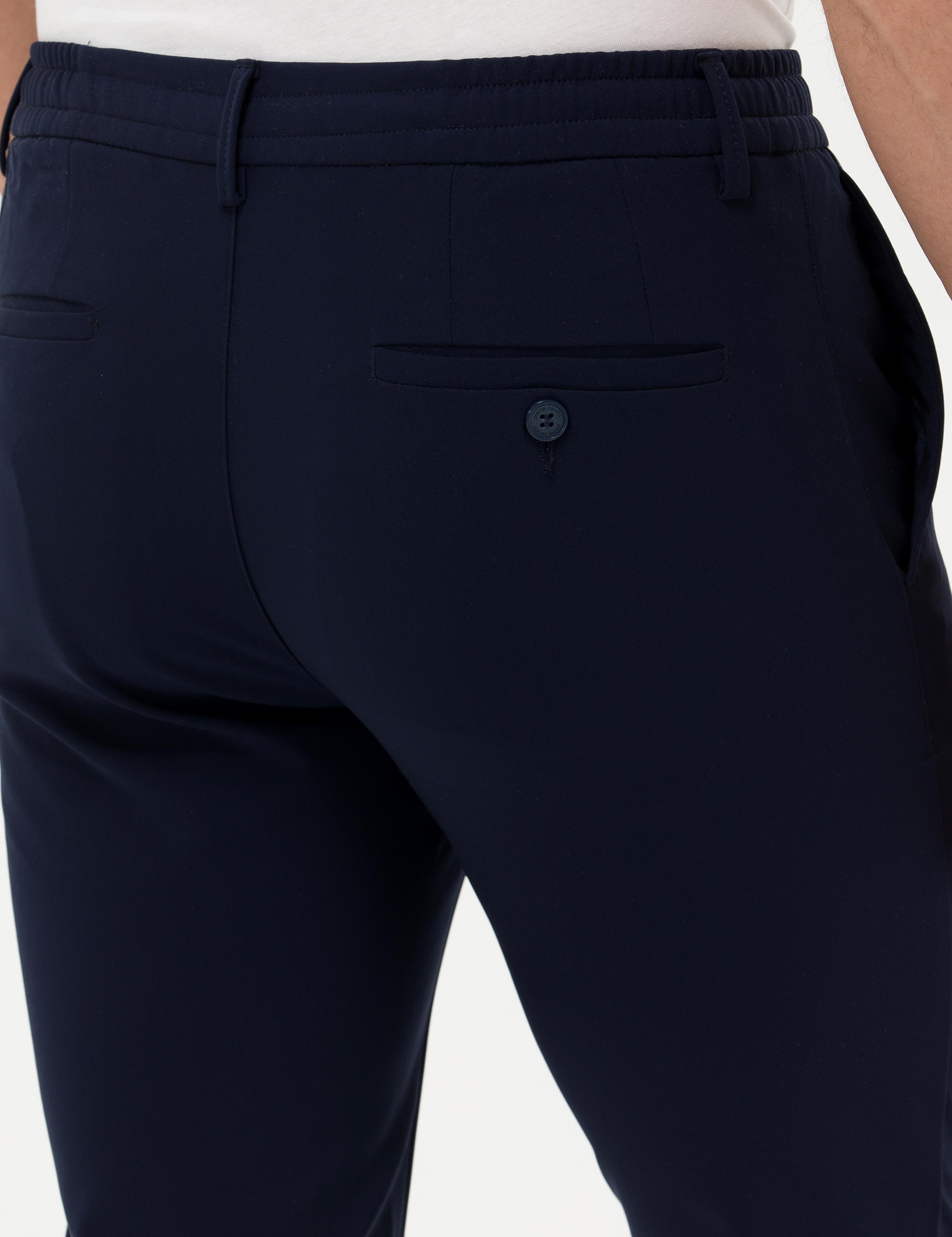 Lacivert Klasik Jogger Pantolon