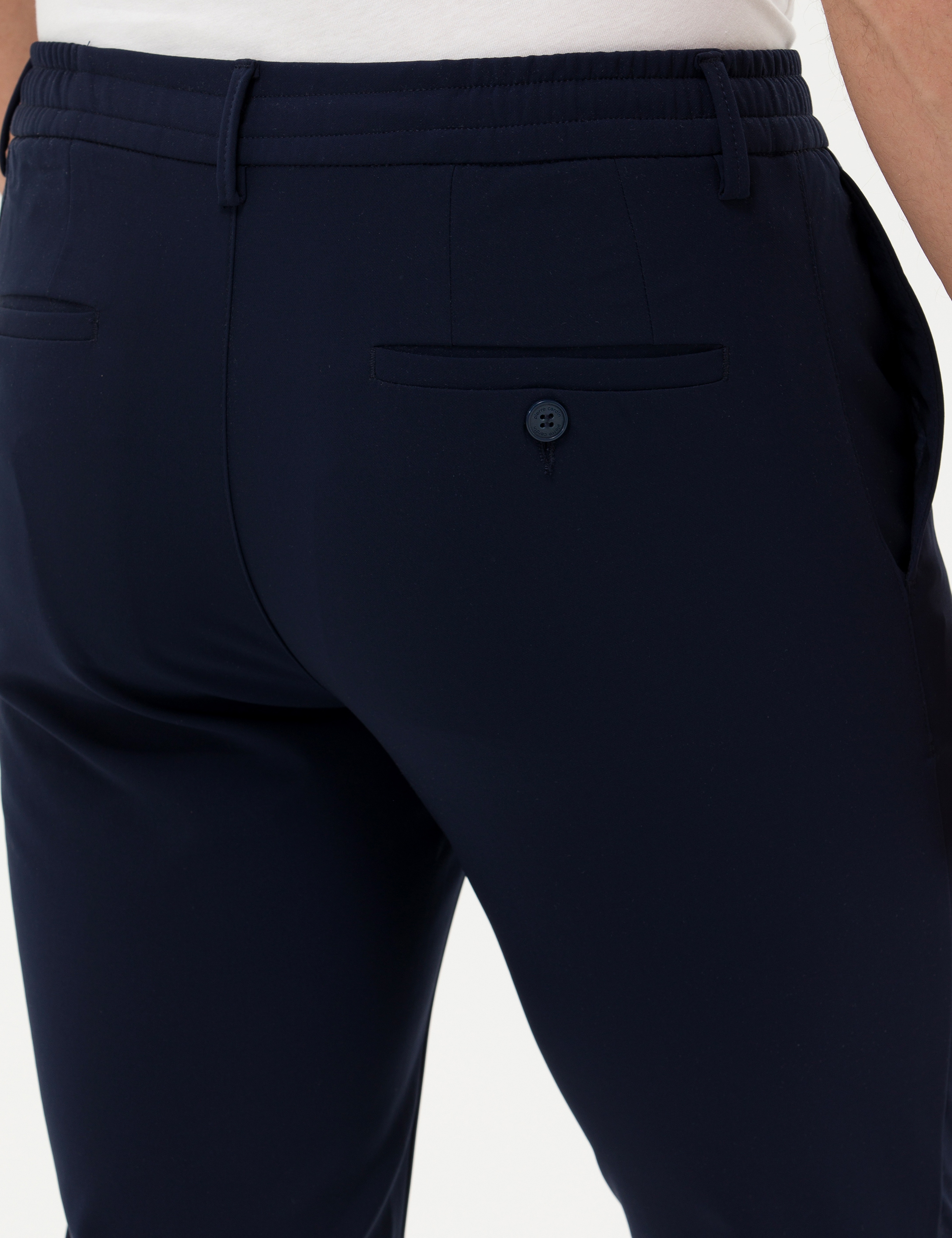 Lacivert Klasik Jogger Pantolon - Image 7