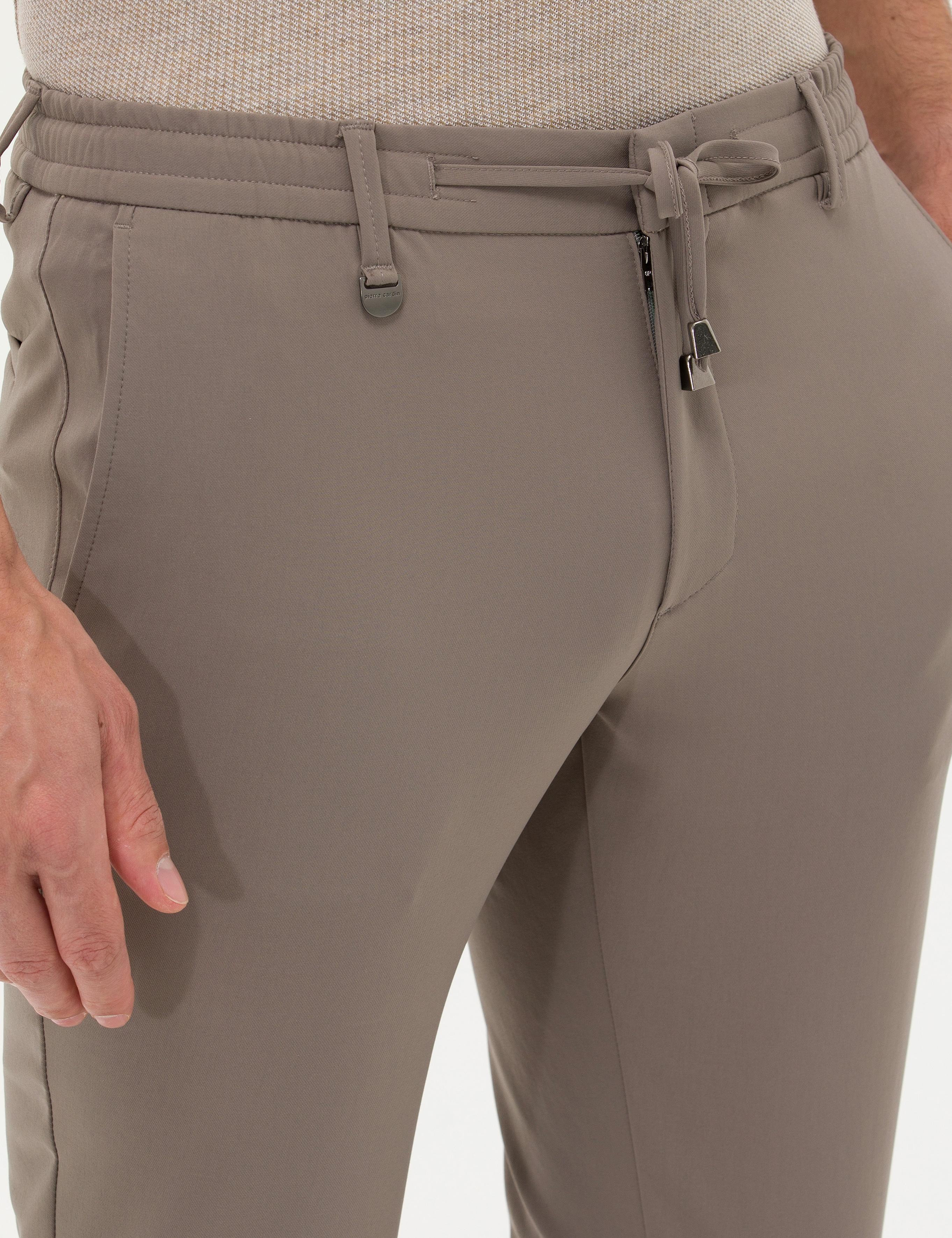 Bej Klasik Jogger Pantolon