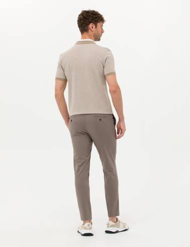 Bej Klasik Jogger Pantolon
