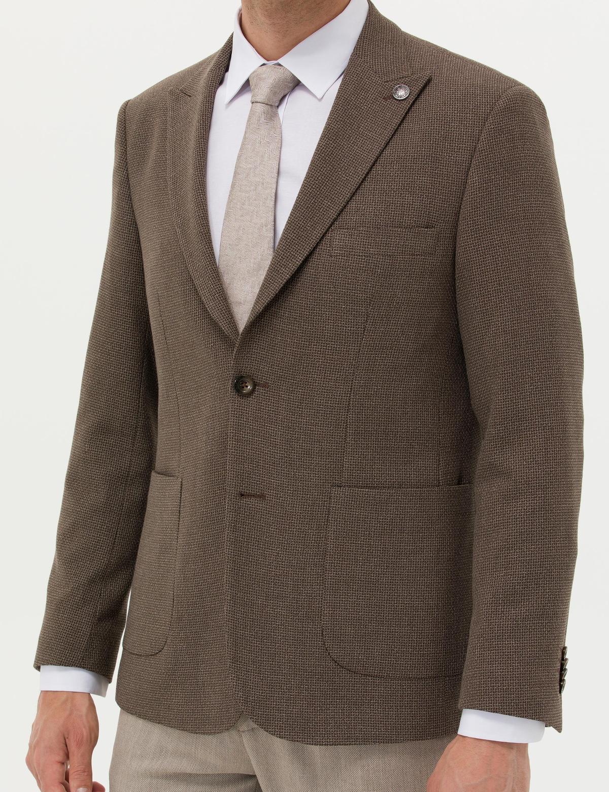 Kahverengi Spor Ceket - 50275548089