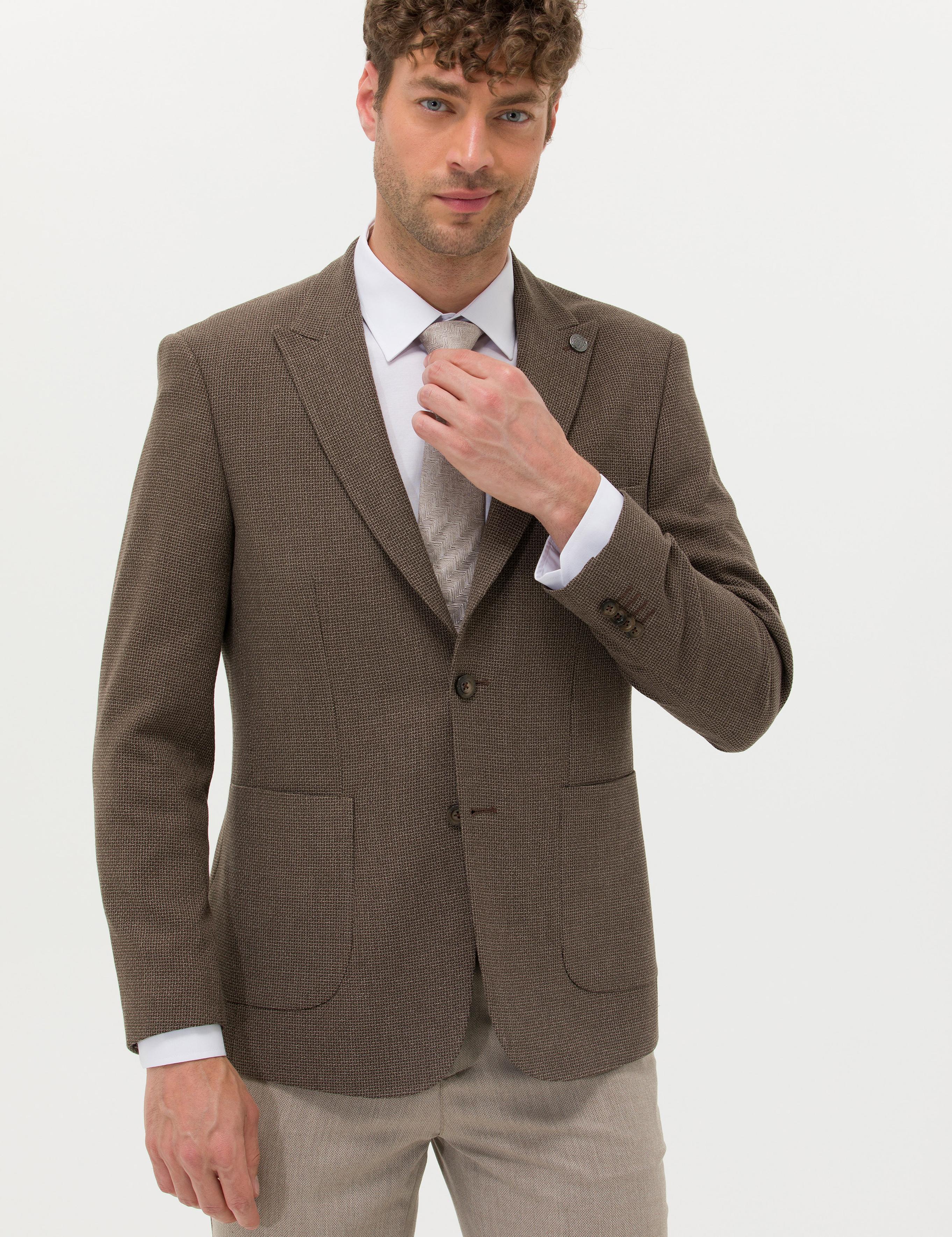 Kahverengi Spor Ceket