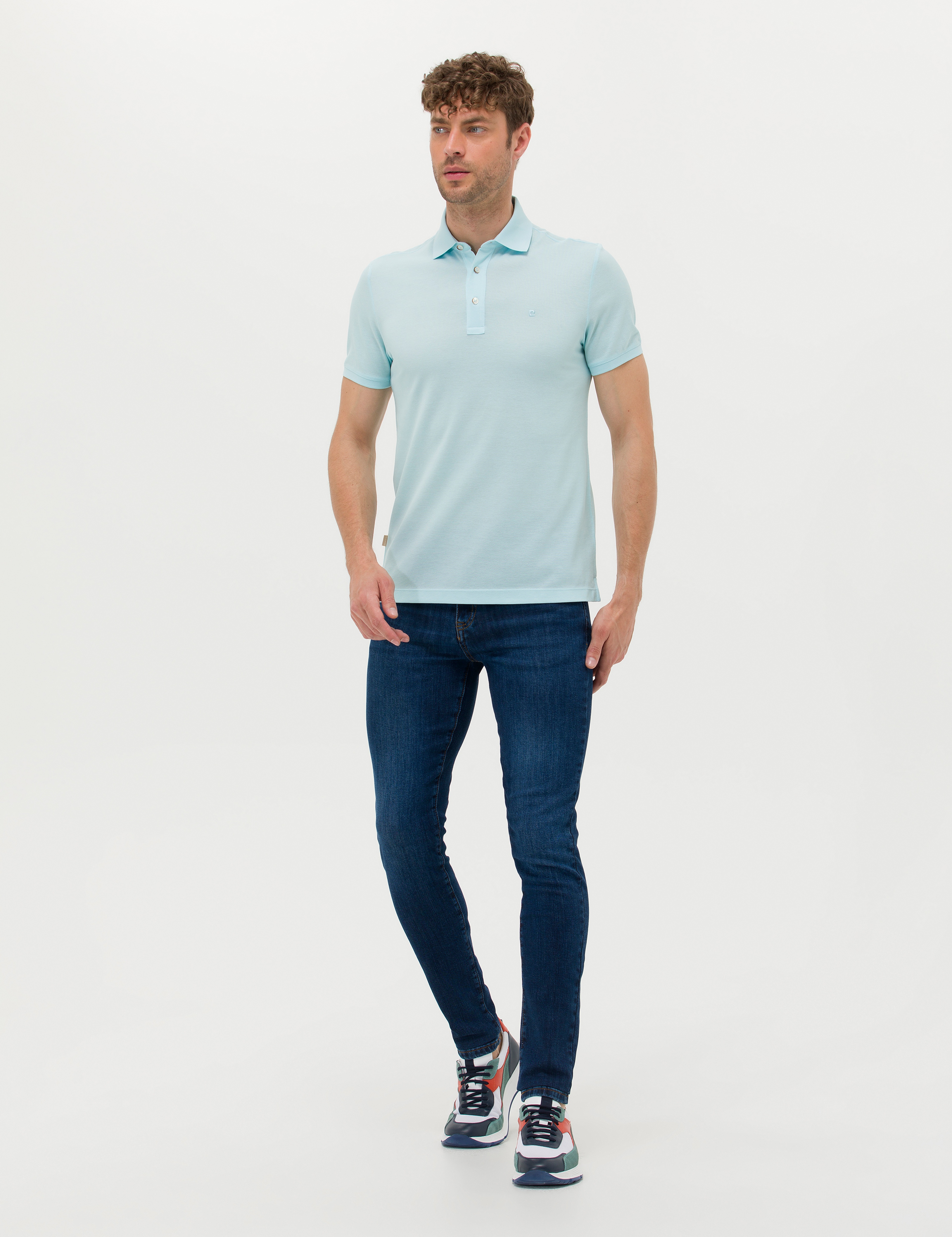 Mavi Slim Fit %100 Pamuk Merserize Düğmeli Polo Yaka Basic Tişört - Image 4