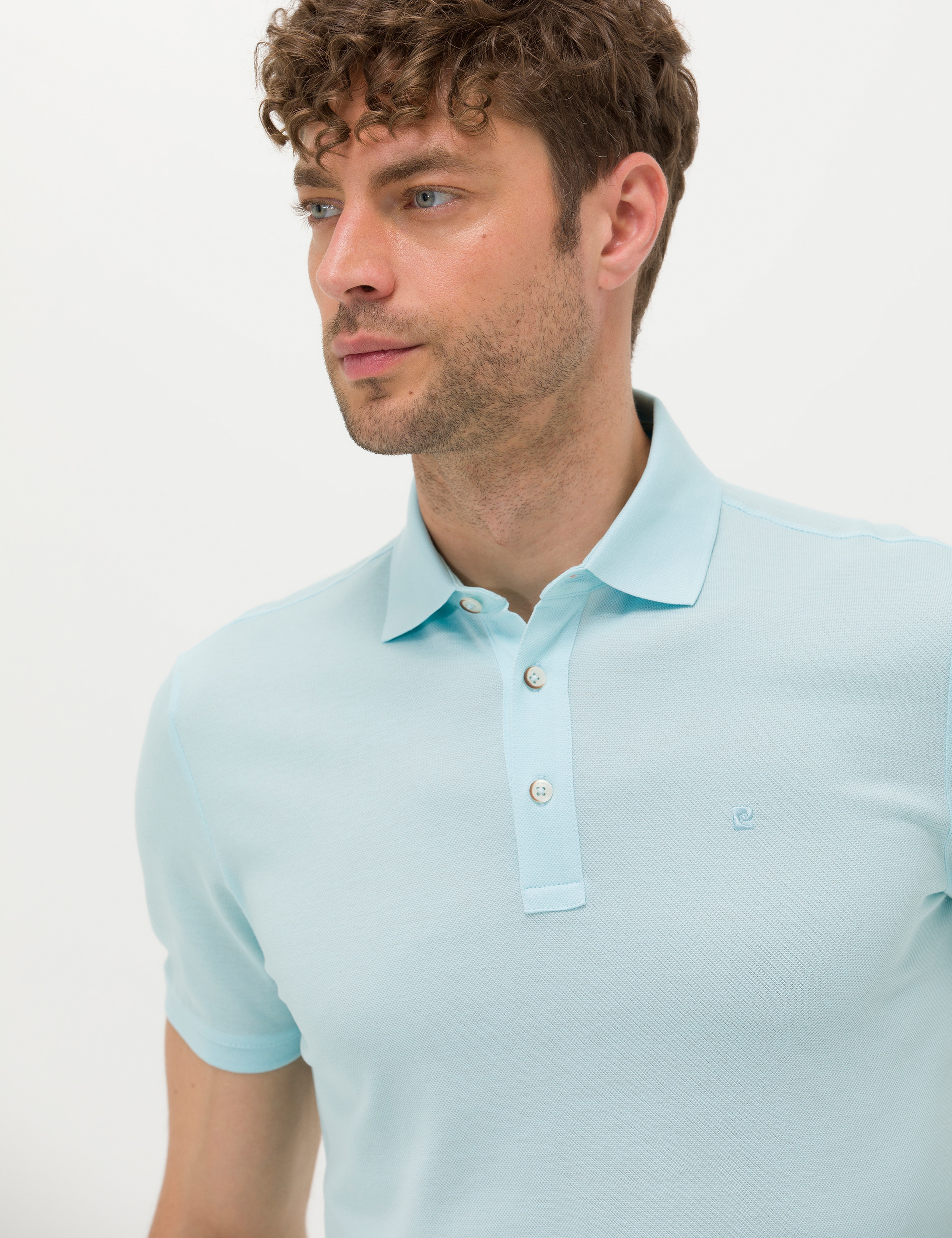 Mavi Slim Fit %100 Pamuk Merserize Düğmeli Polo Yaka Basic Tişört