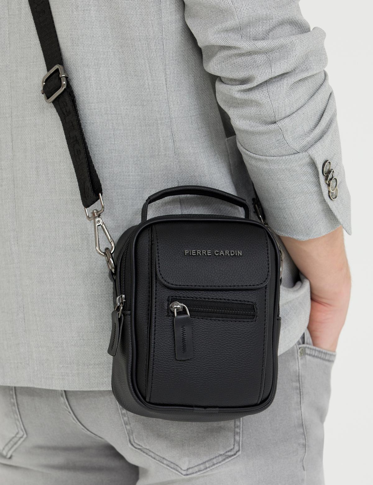 Erkek Siyah Askılı El Çantası - 50268766001