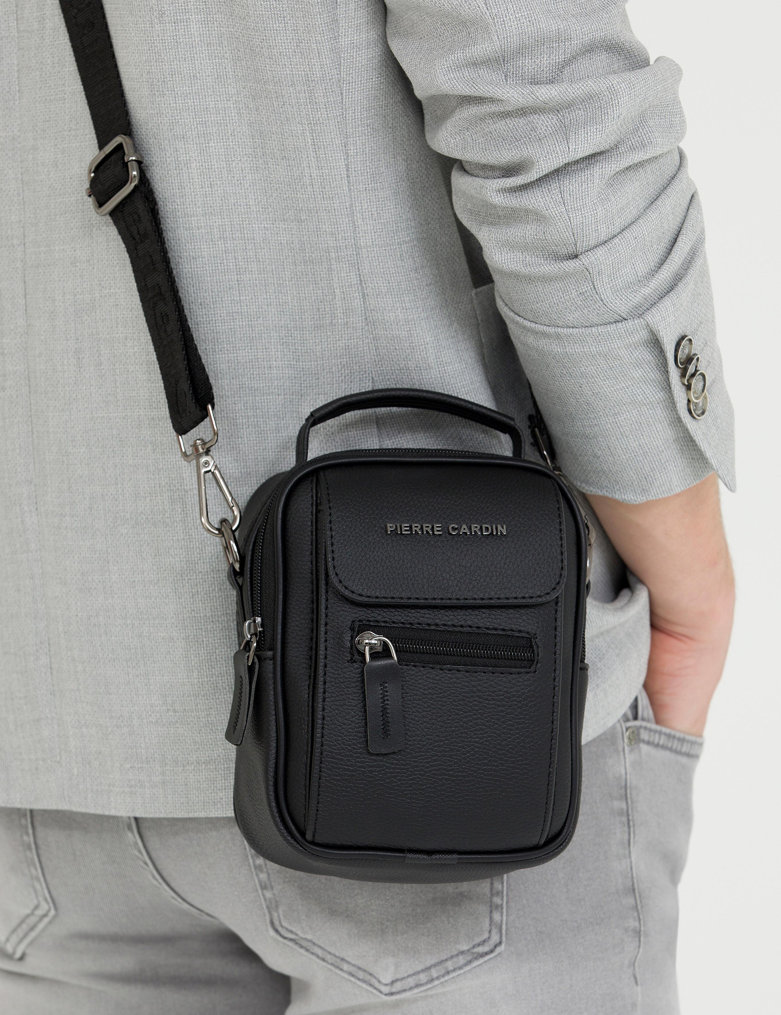 Erkek Siyah Askılı El Çantası