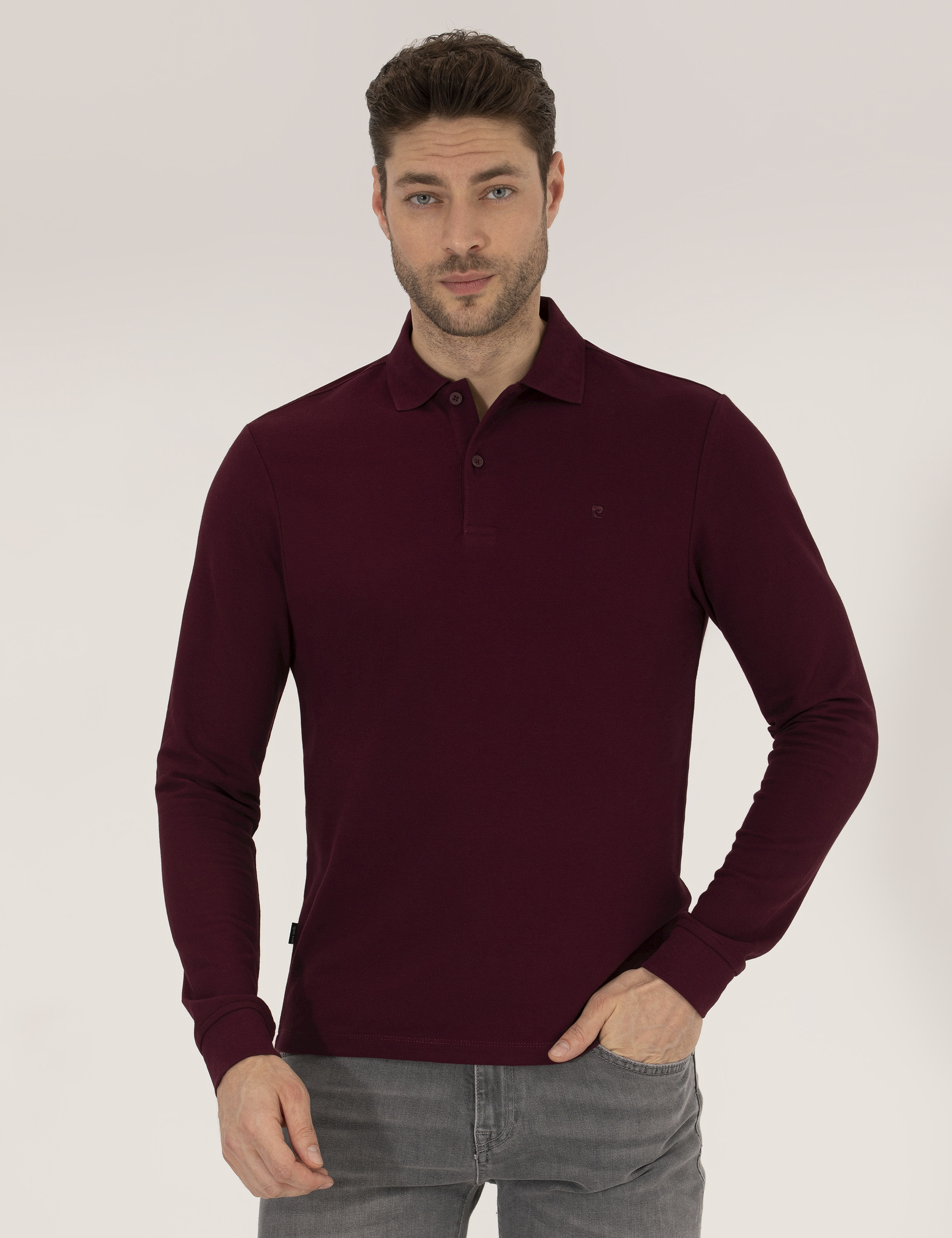 Bordo Slim Fit Basic Sweatshirt