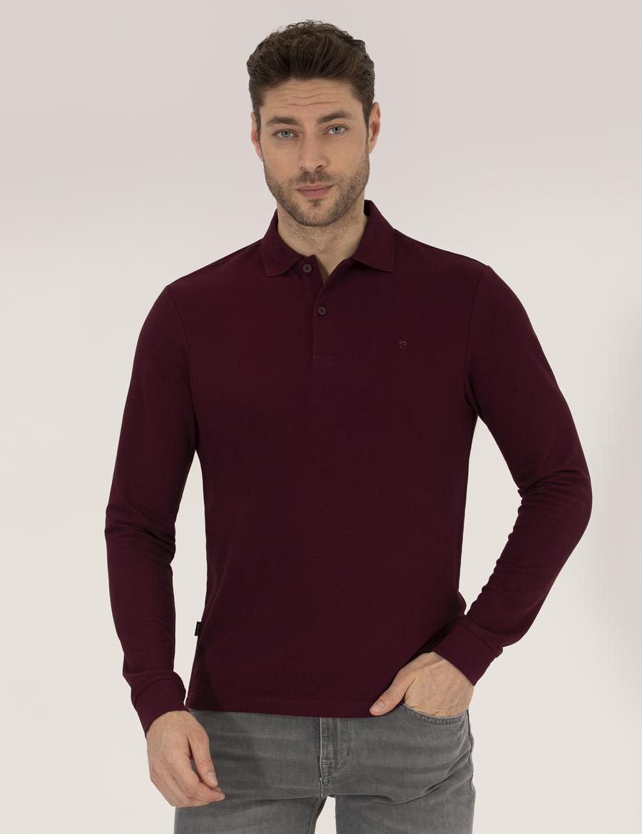 Bordo Slim Fit Basic Sweatshirt