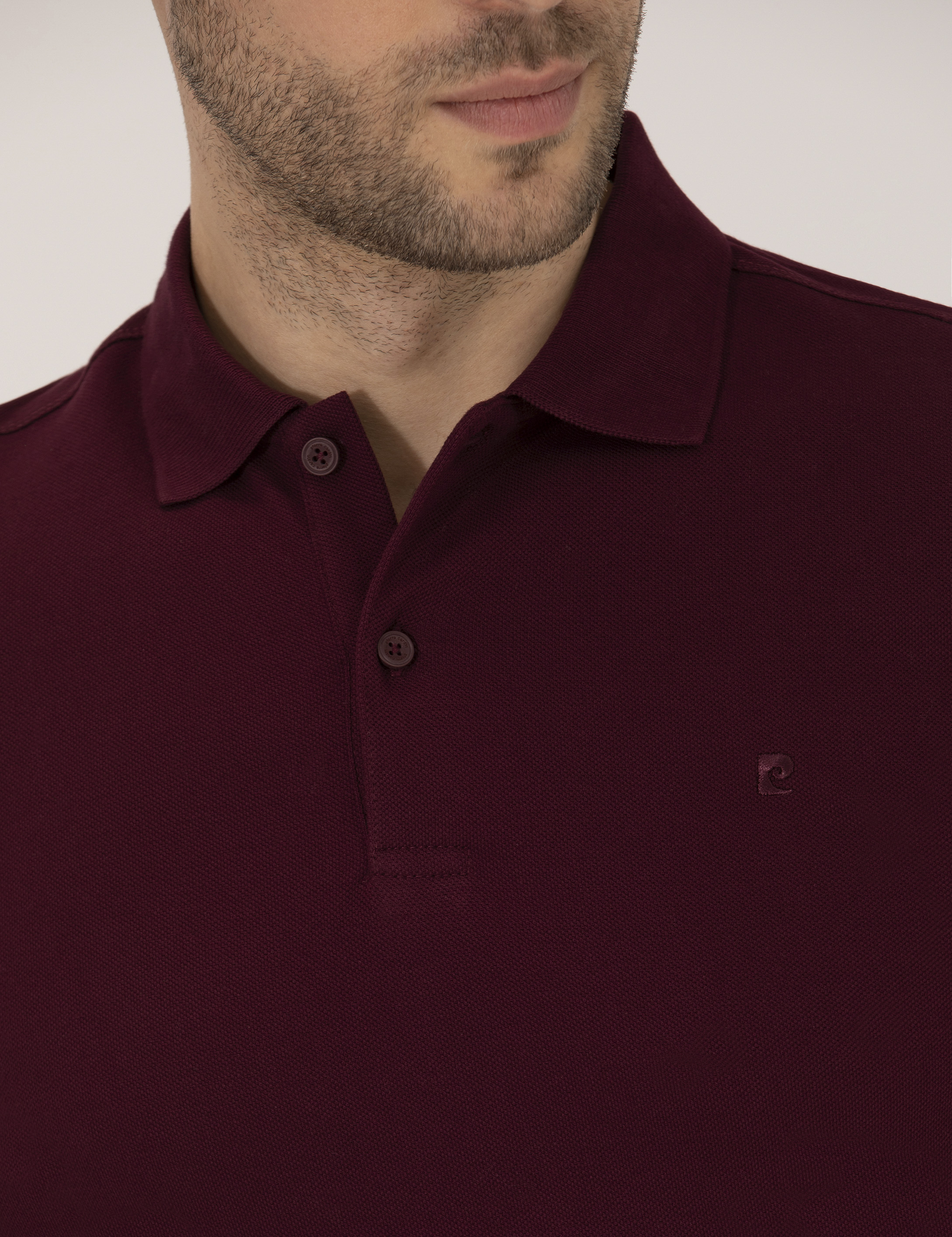 Pierre Cardin Bordo Slim Fit Basic Sweatshirt görsel 7