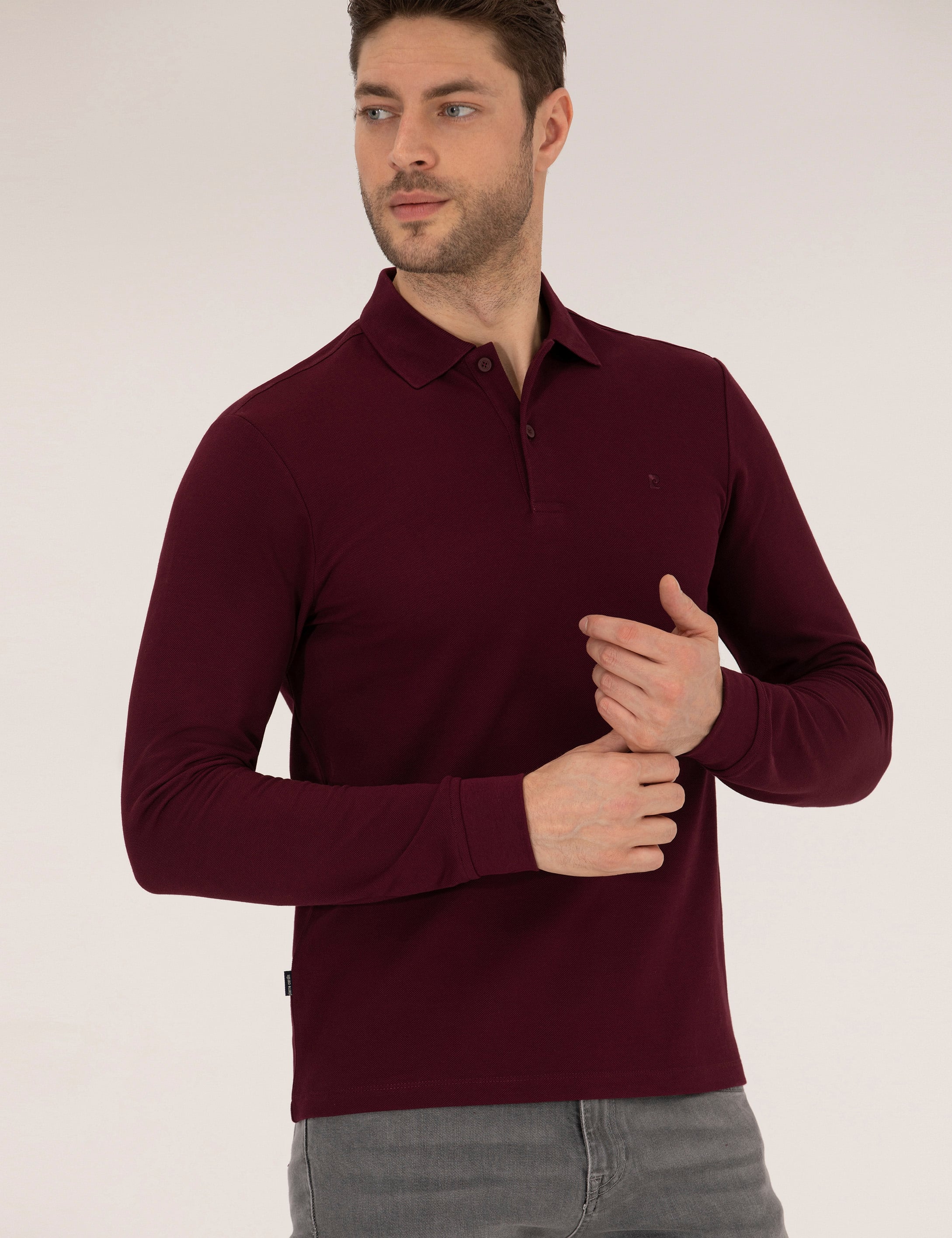 Bordo Slim Fit Basic Sweatshirt