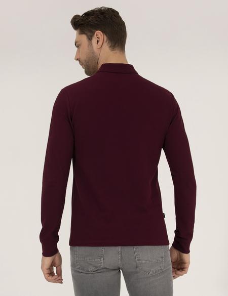 Bordo Slim Fit Basic Sweatshirt - 50276035017