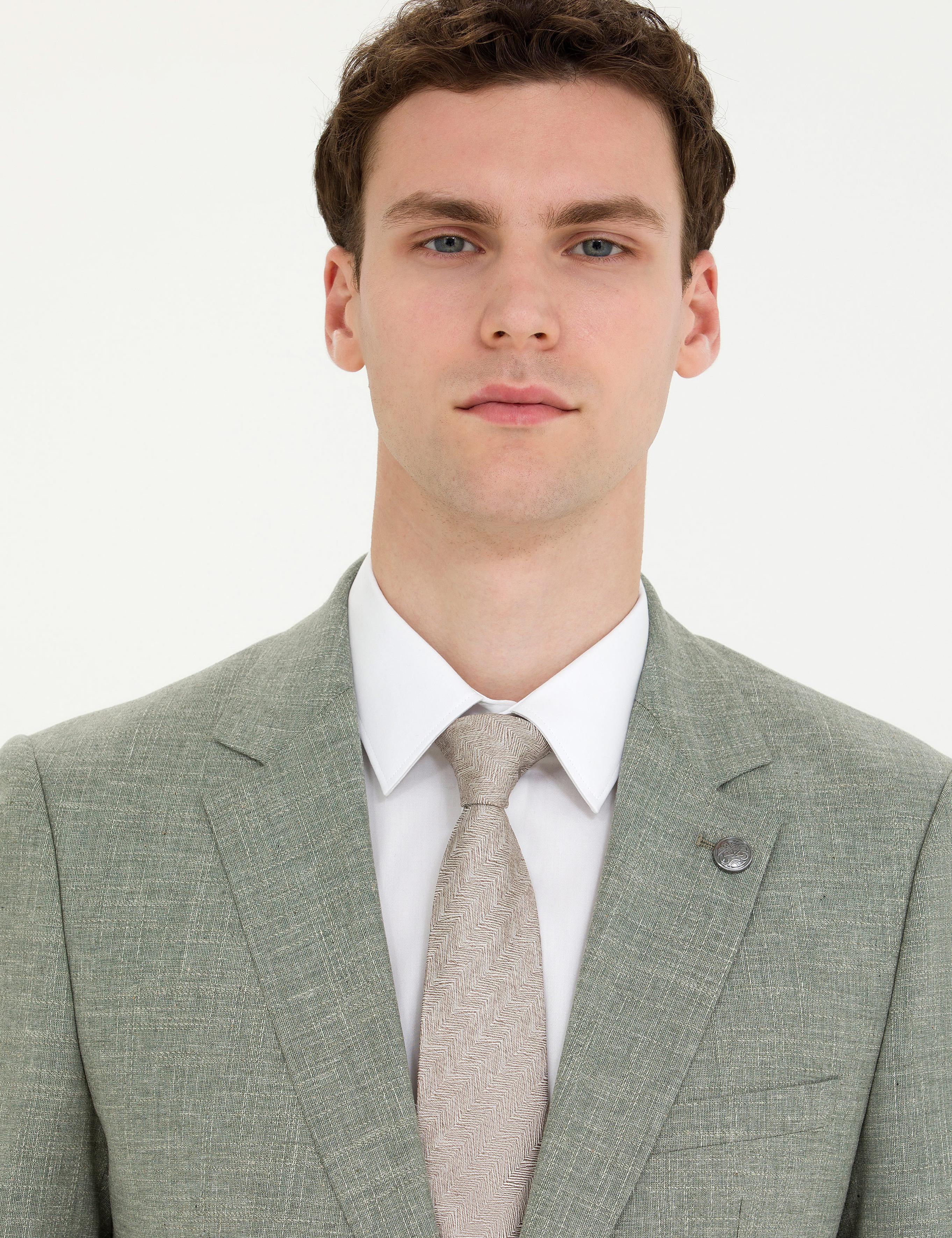 Açık Yeşil Ekstra Slim Fit Takım Elbise