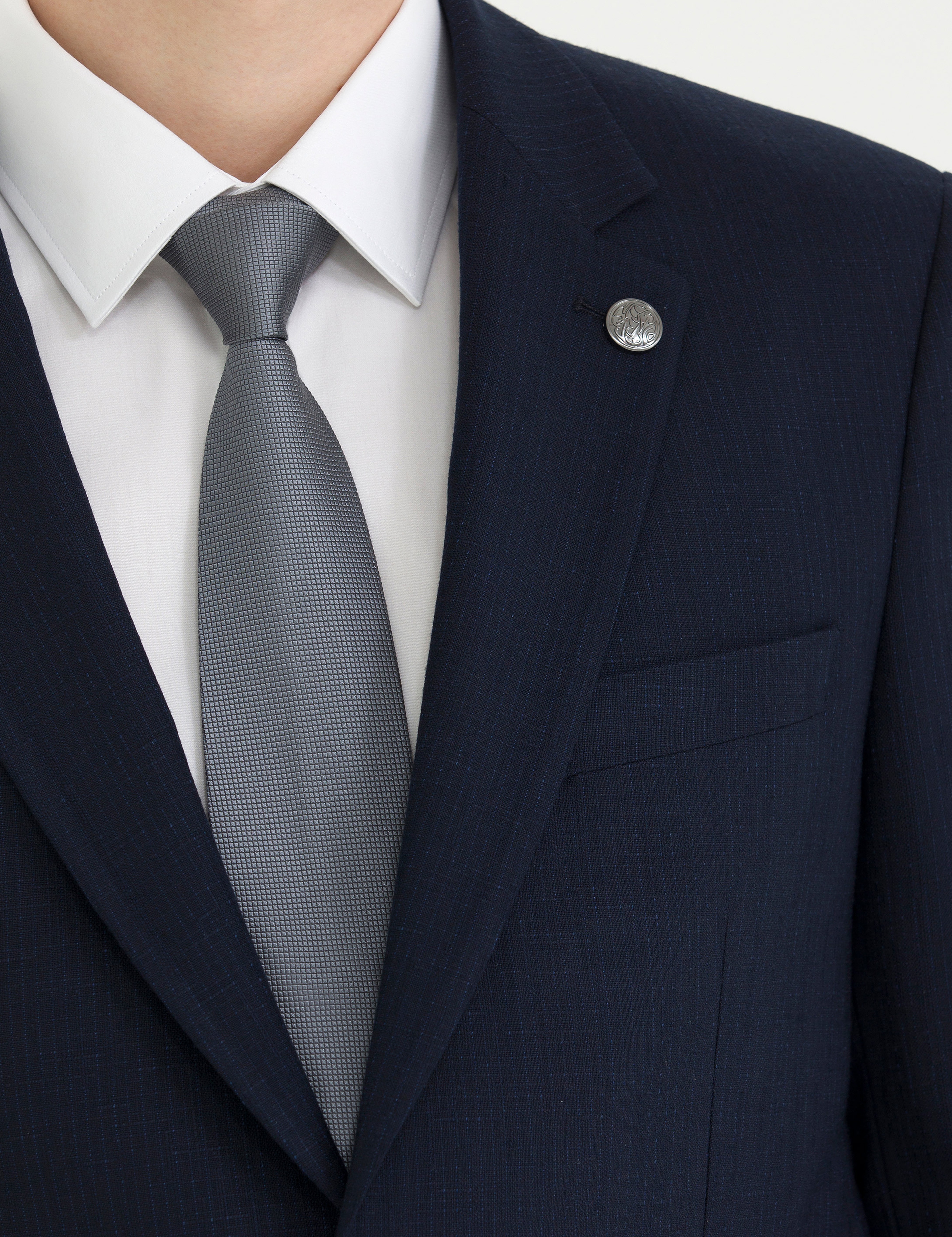 Lacivert Slim Fit Takım Elbise - Image 7