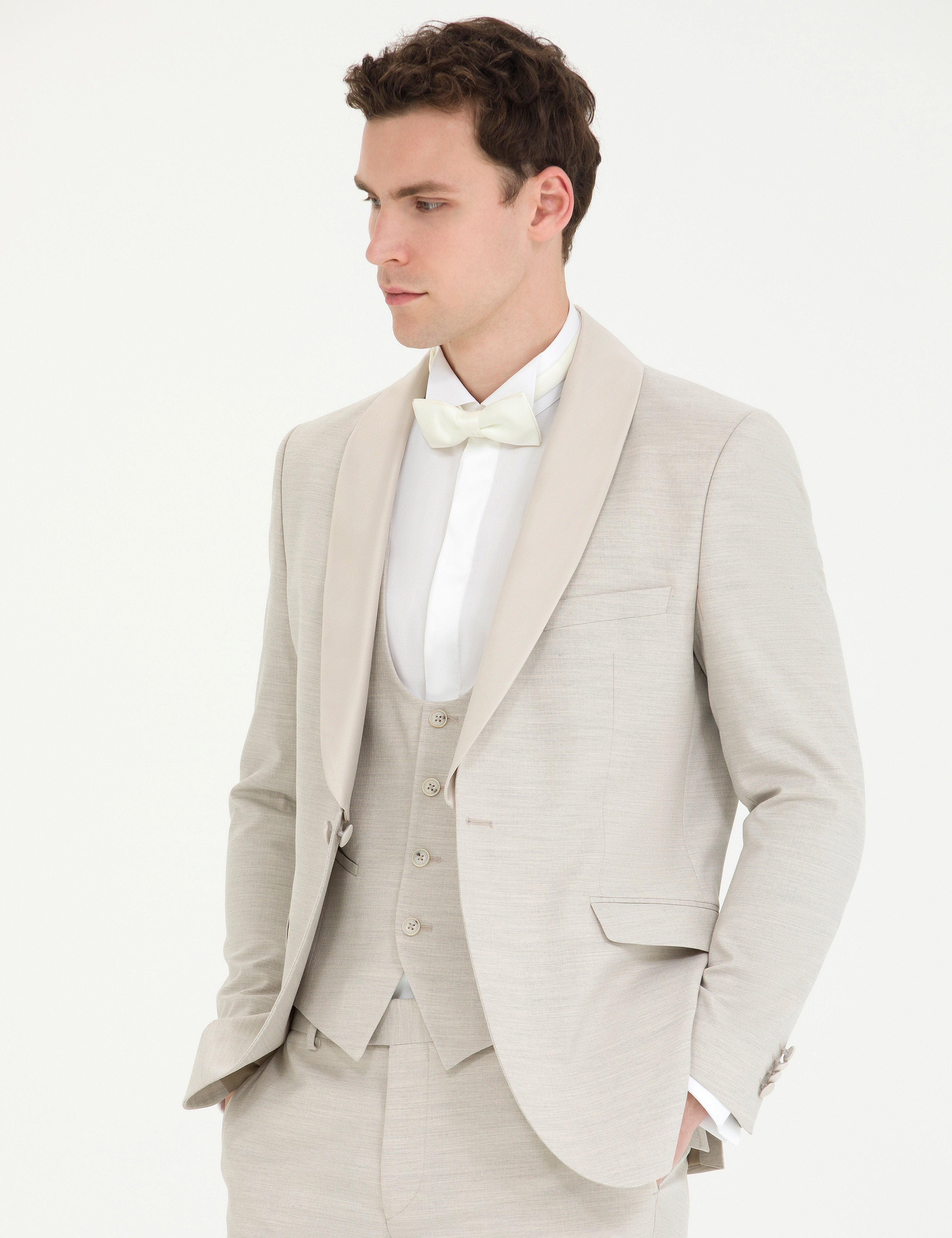 Bej Ex. Slim Fit Smokin - Image 4