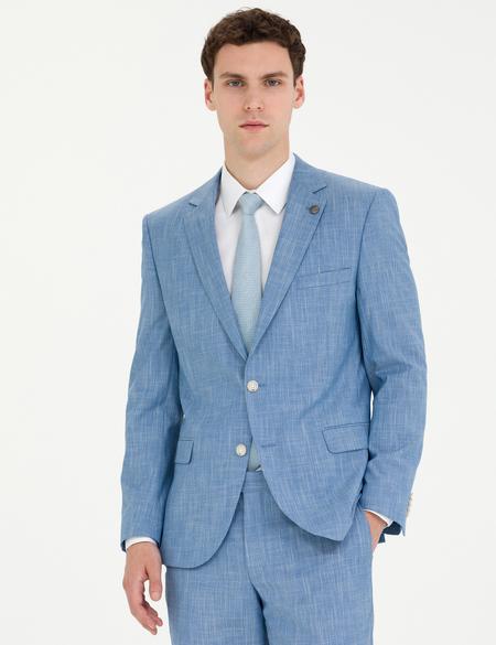 Açık Mavi Ex. Slim Fit Takım Elbise - 50270622014