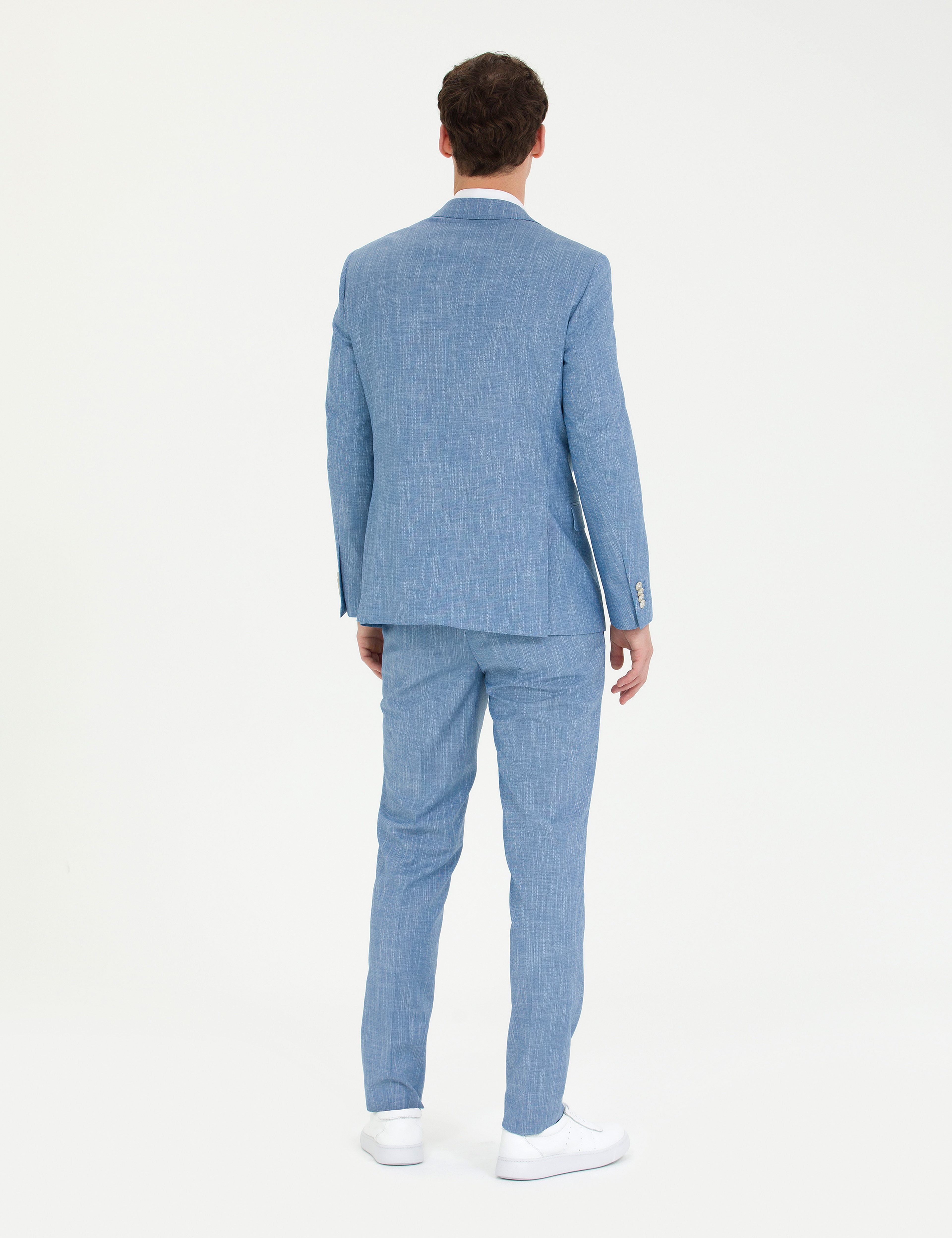 Açık Mavi Ex. Slim Fit Takım Elbise - Image 5