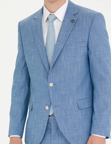 Açık Mavi Ex. Slim Fit Takım Elbise