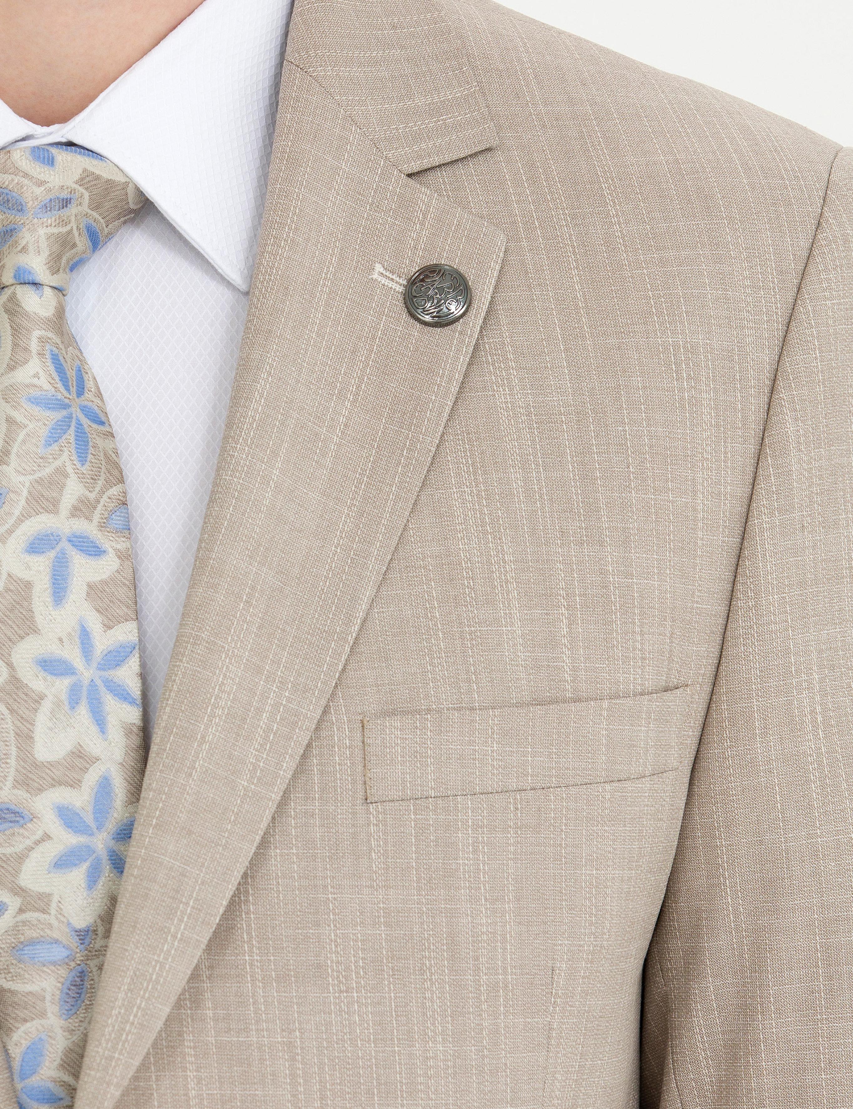 Bej Ex. Slim Fit Takım Elbise