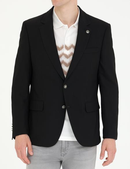 Siyah Slim Fit Blazer Ceket - 50266202014