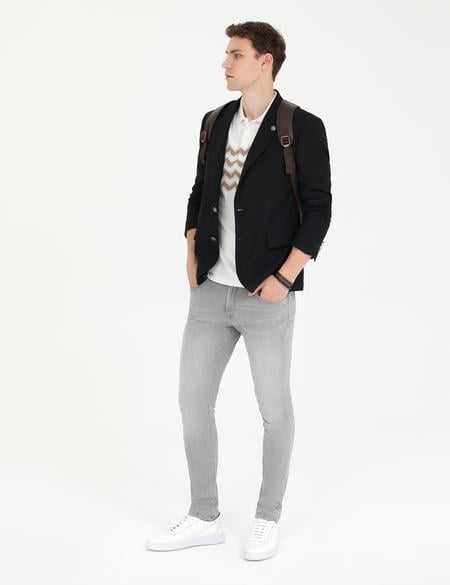Siyah Slim Fit Blazer Ceket - 50266202014