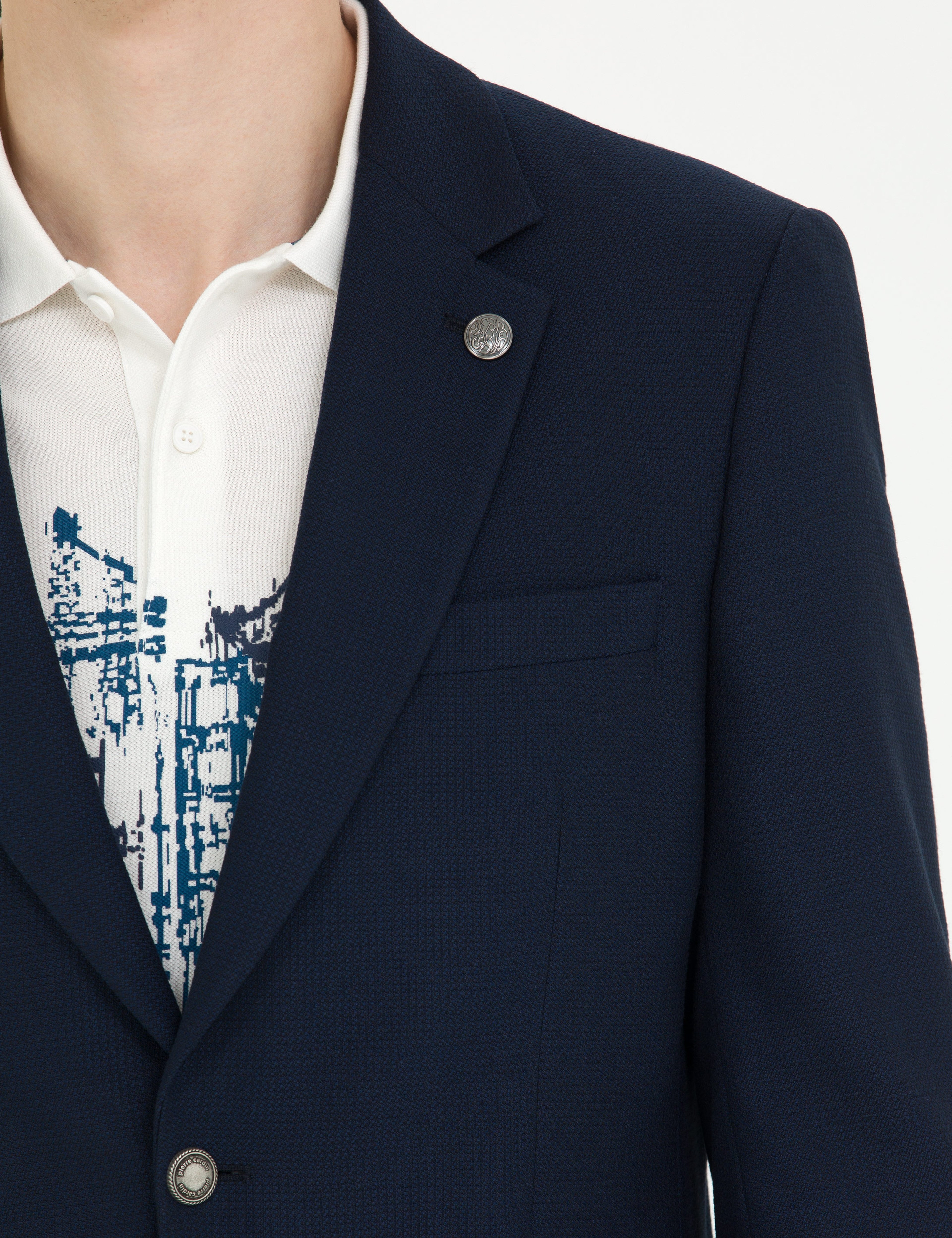Lacivert Blazer Ceket - Image 7