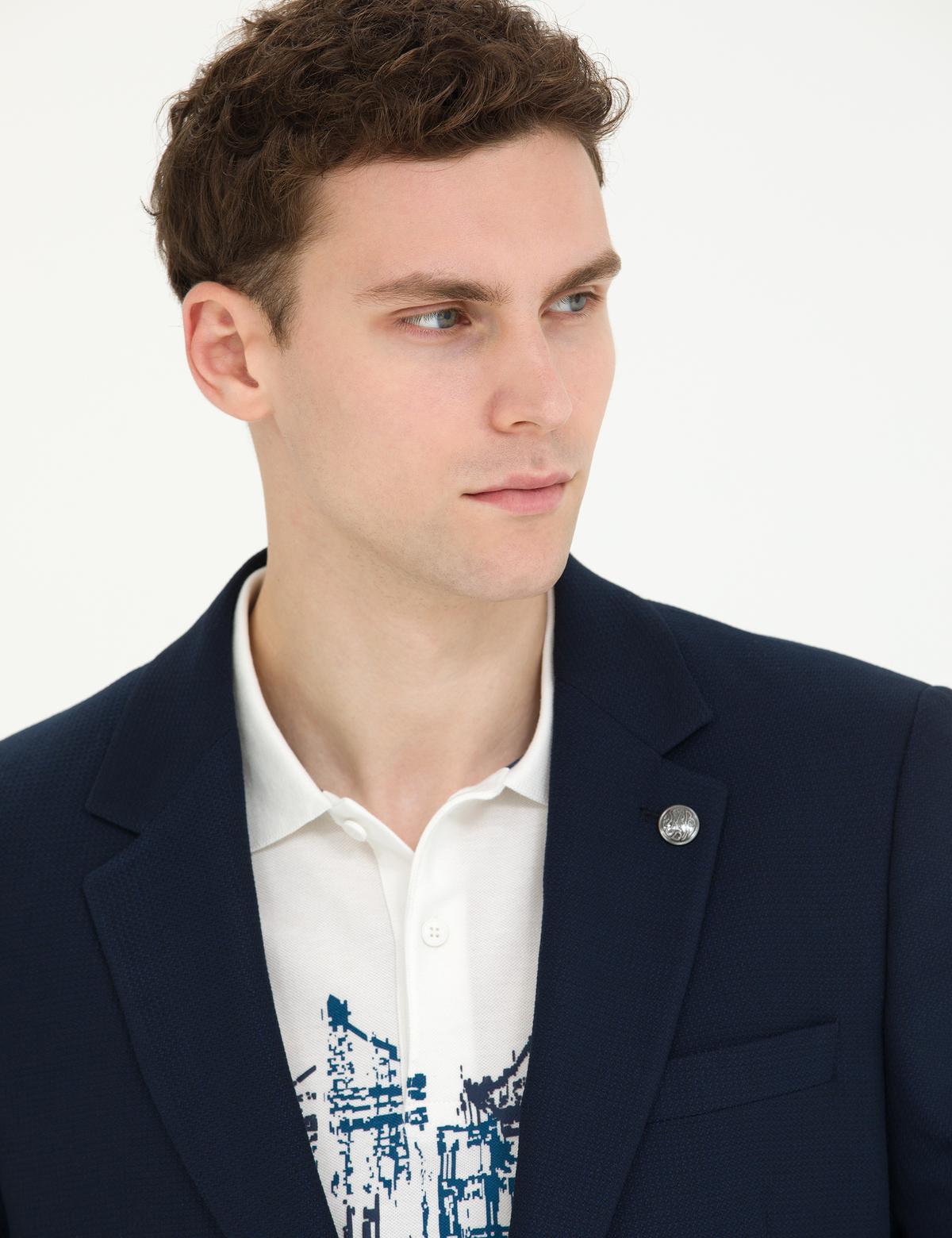 Lacivert Blazer Ceket - 50266202056