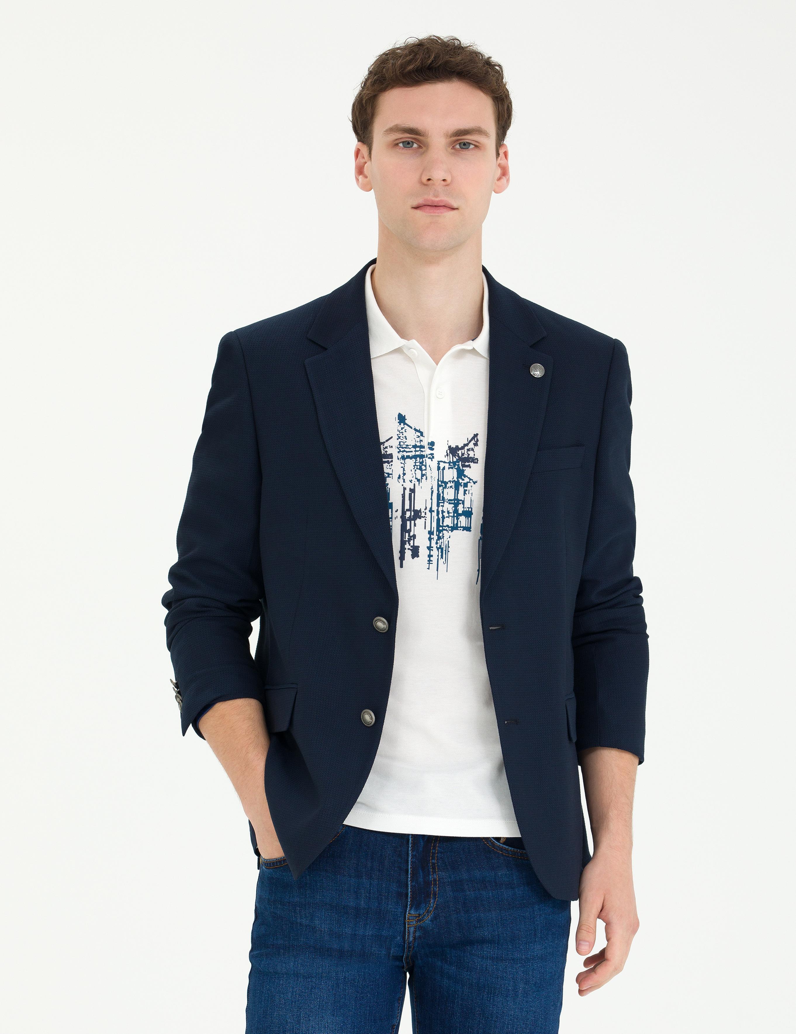 Lacivert Blazer Ceket