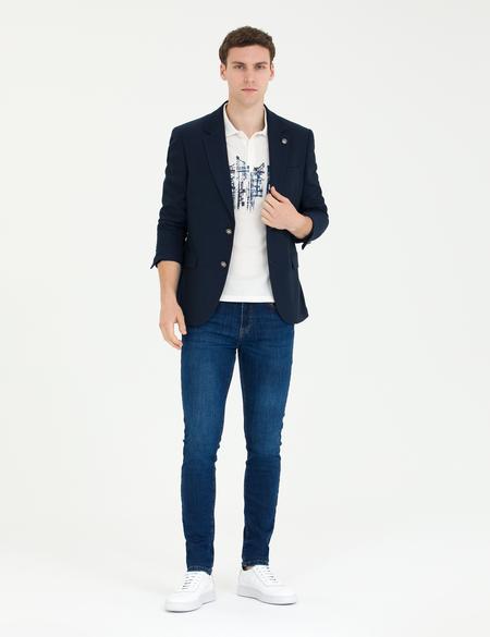 Lacivert Blazer Ceket - 50266202056