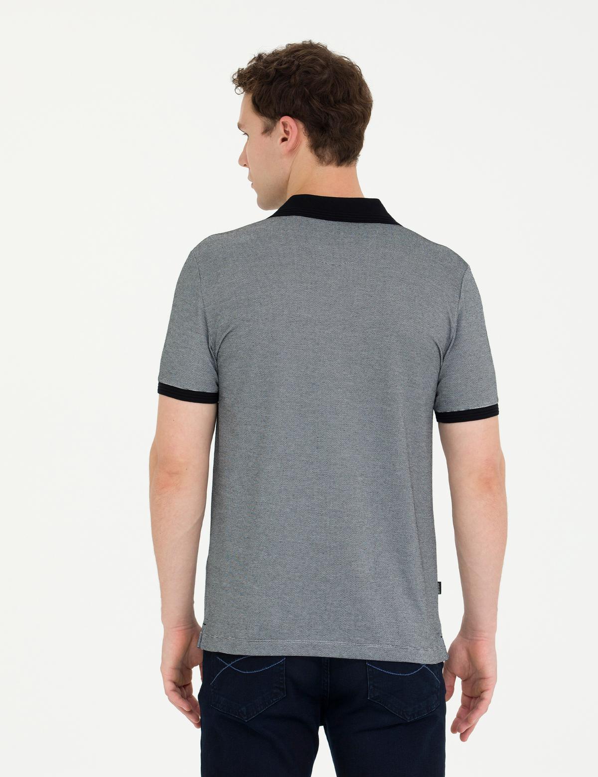 Siyah Slim Fit Polo Yaka Tişört - 50263954038