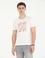 Ekru Slim Fit Bisiklet Yaka Tişört