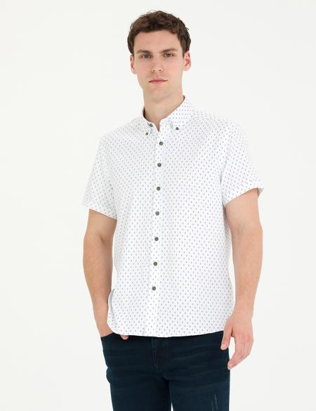 Haki Slim Fit Kısa Kollu Gömlek - 50269453025