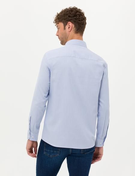 Açık Mavi Regular Fit Uzun Kollu Gömlek - 50276877008