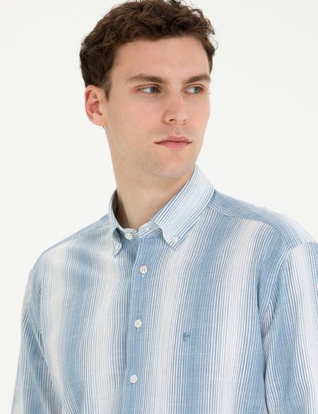 Mavi Regular Fit Uzun Kollu Gömlek - 50264945037